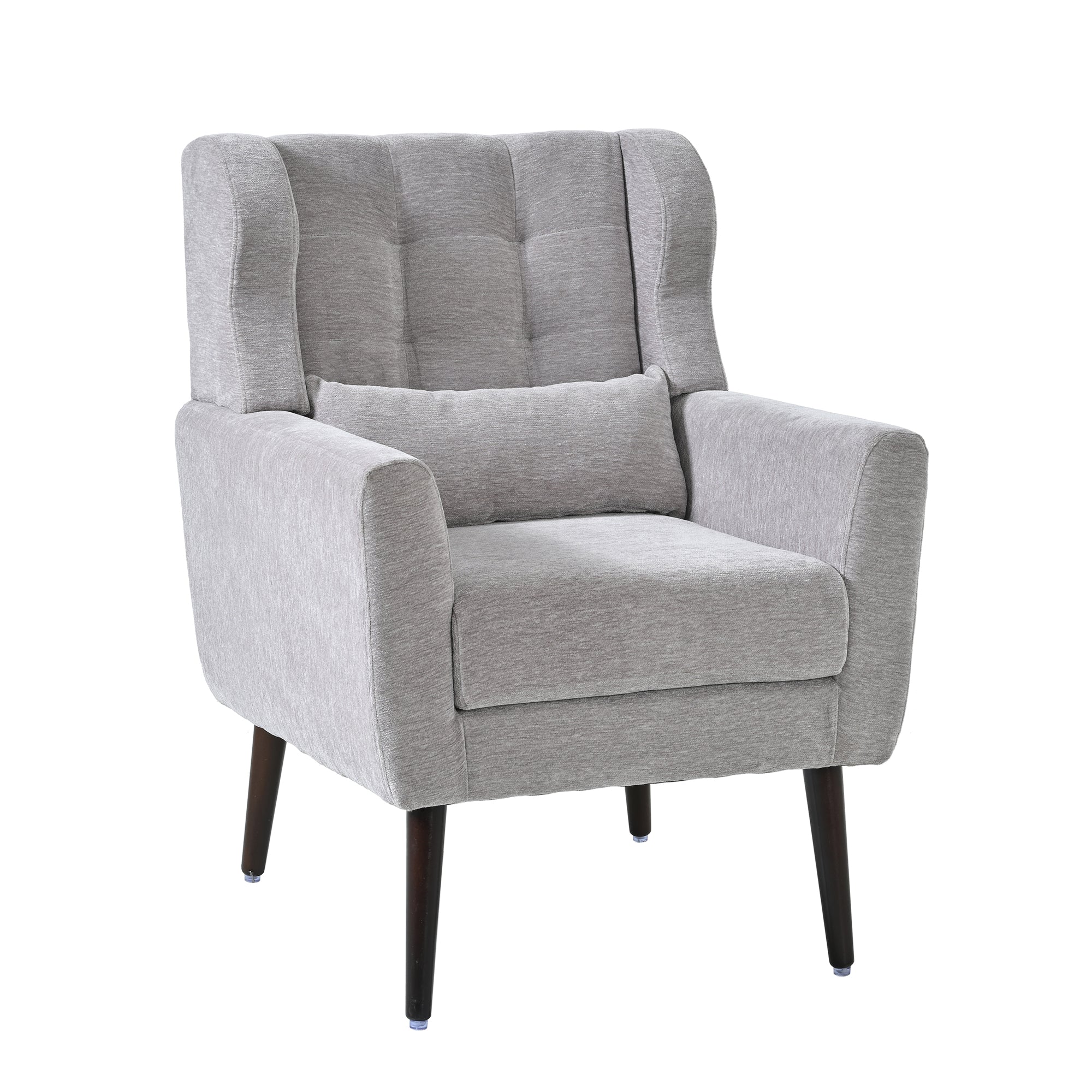 PAPROOS Modern Upholstered Chenille Accent Chairs