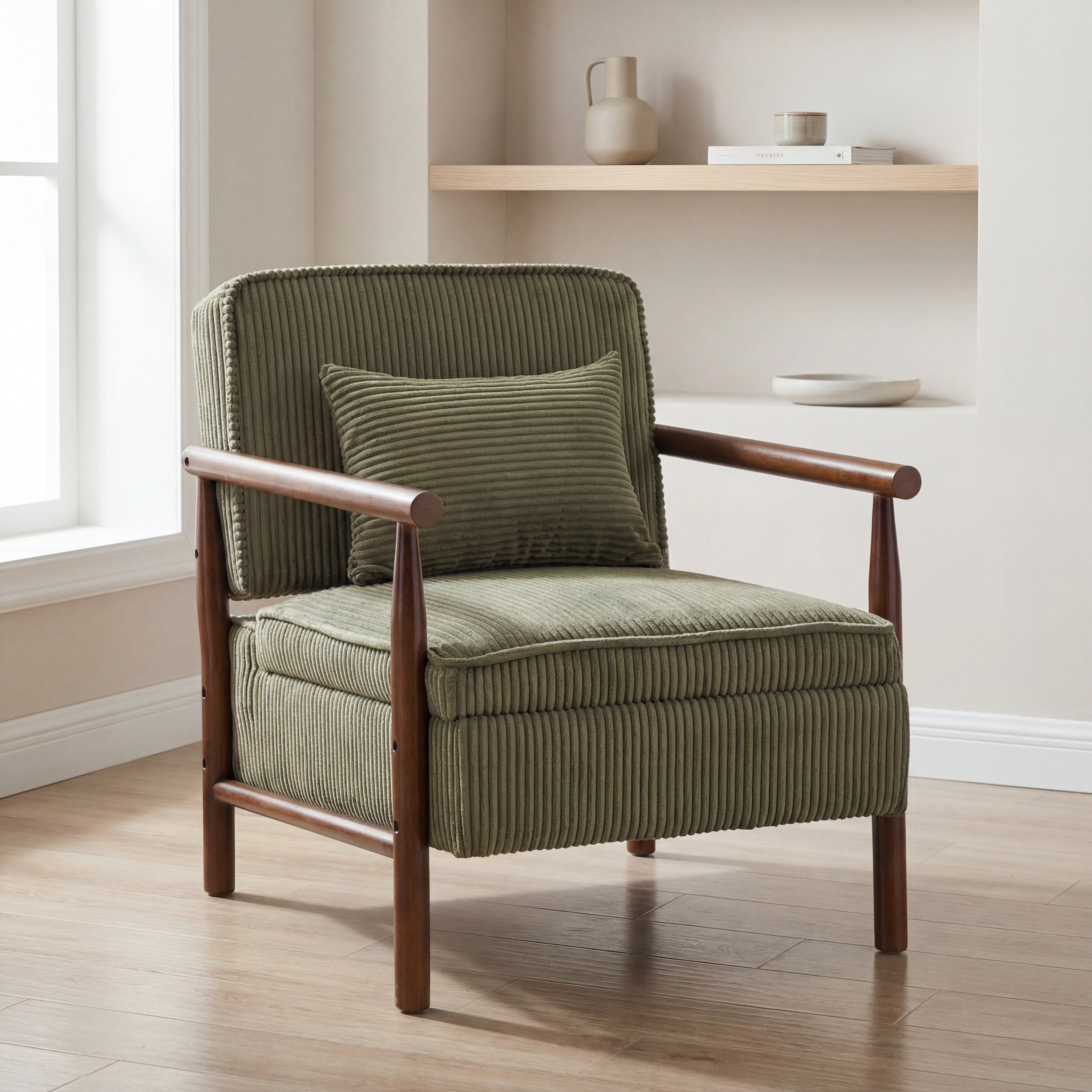PAPROOS Accent Chair with Storage