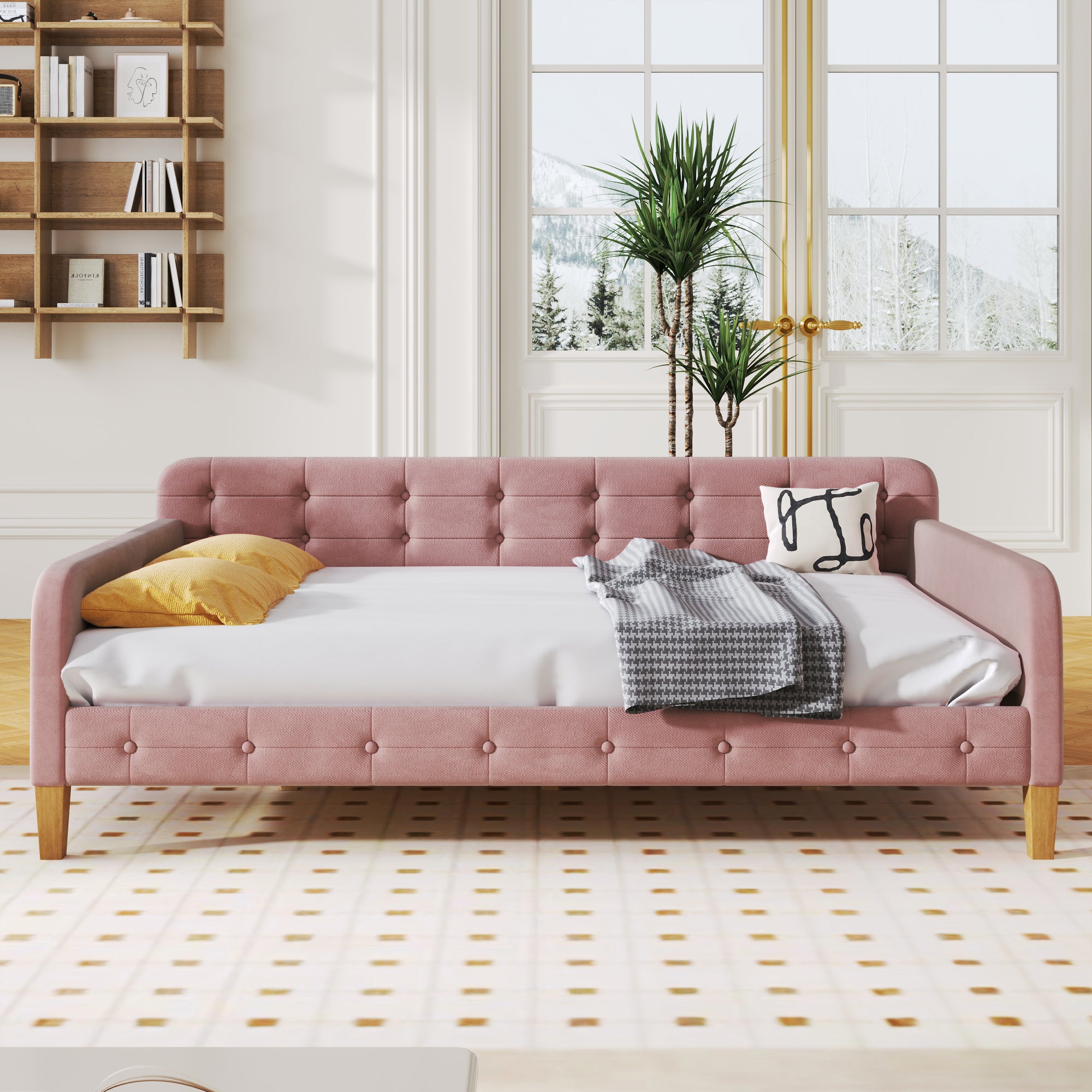 PAPROOS Full Size Upholstered Daybed