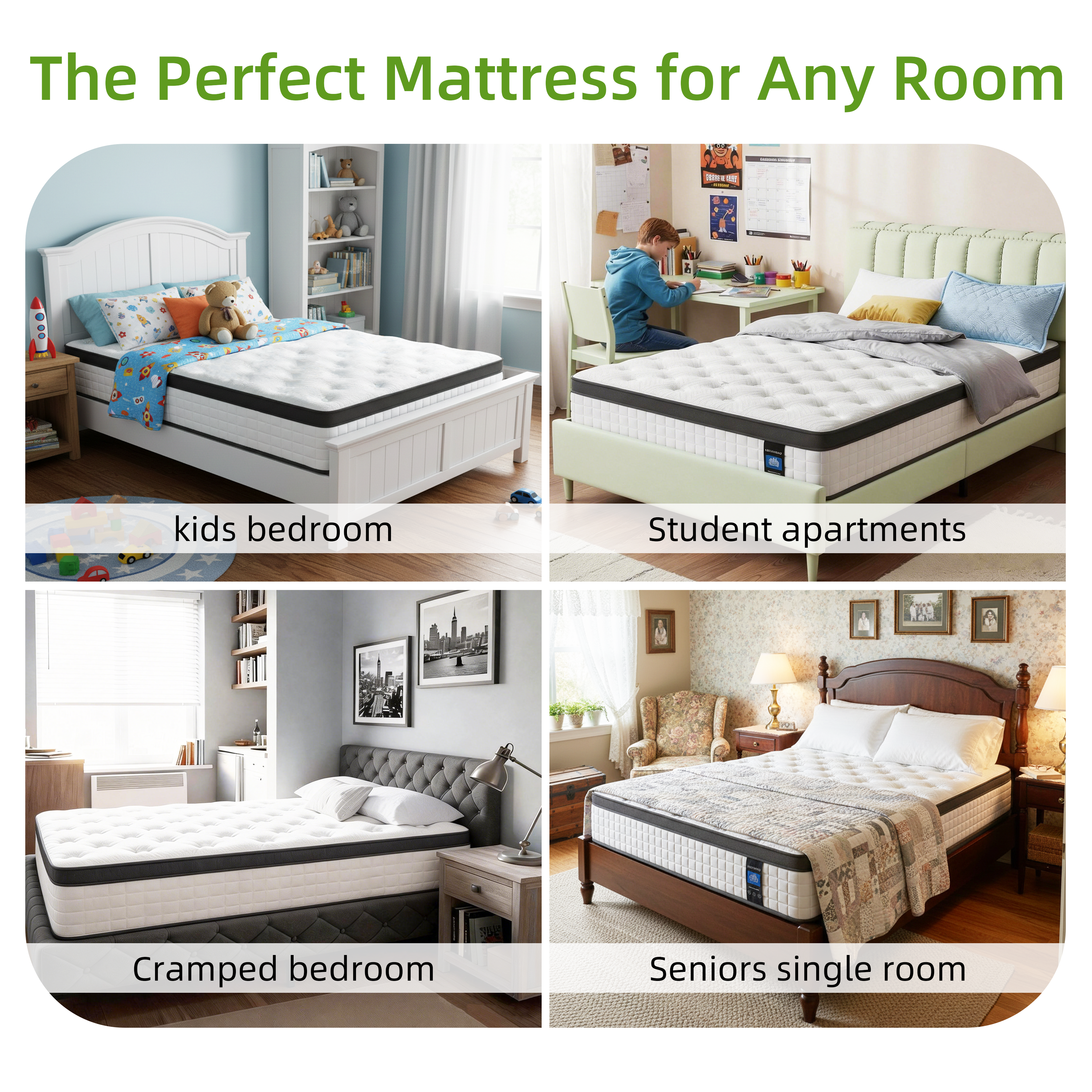 PAPROOS Twin Size Mattress