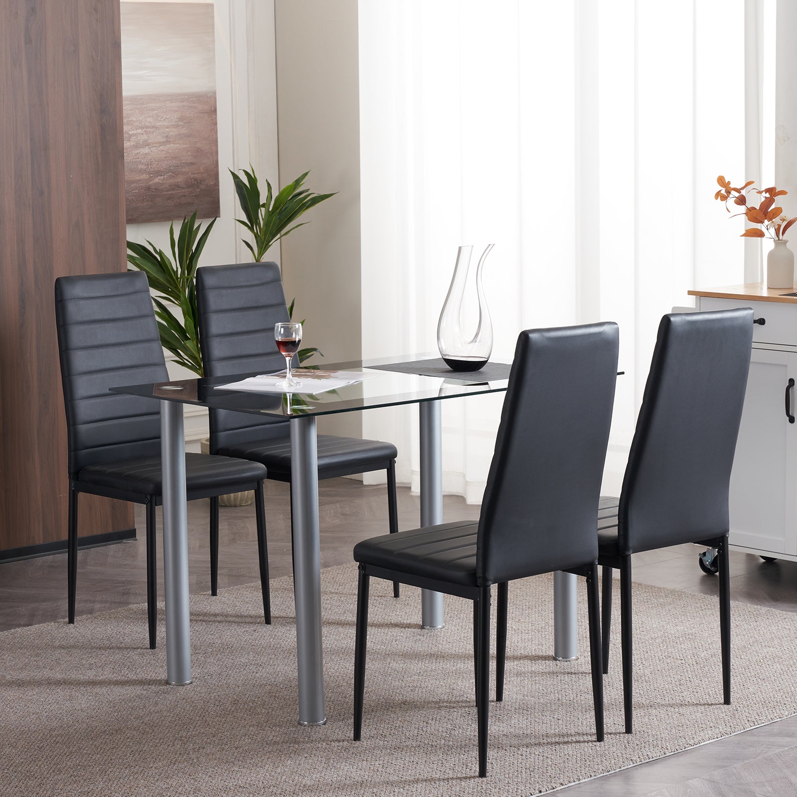 PAPROOS Dining Chairs Set of 4