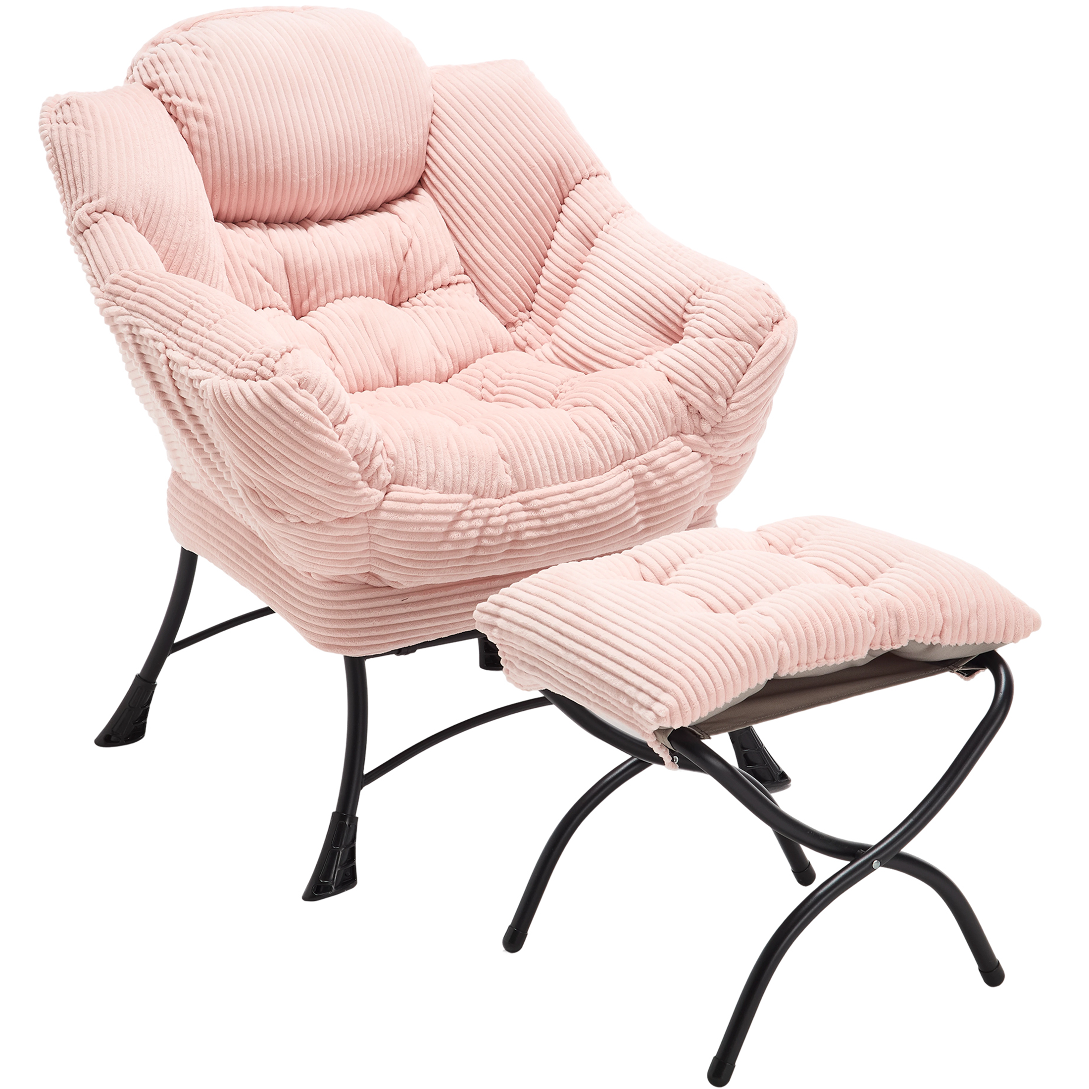 PAPROOS Accent Chair with Ottoman, LJC