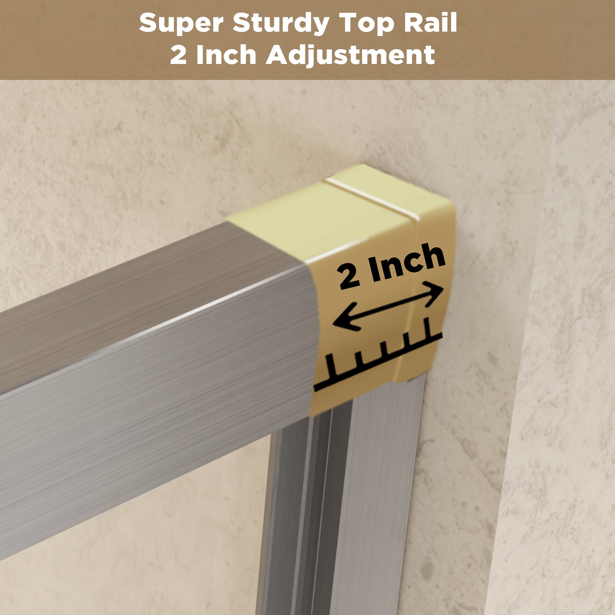 PAPROOS 44"-48" W x 72" H Framed Double Sliding Shower Door, Modern Tub Door with 1/4” (6 mm) Clear Tempered Glass, Bathtub Door with Stainless Steel Handle, SGCC Certified, Brushed Nickel