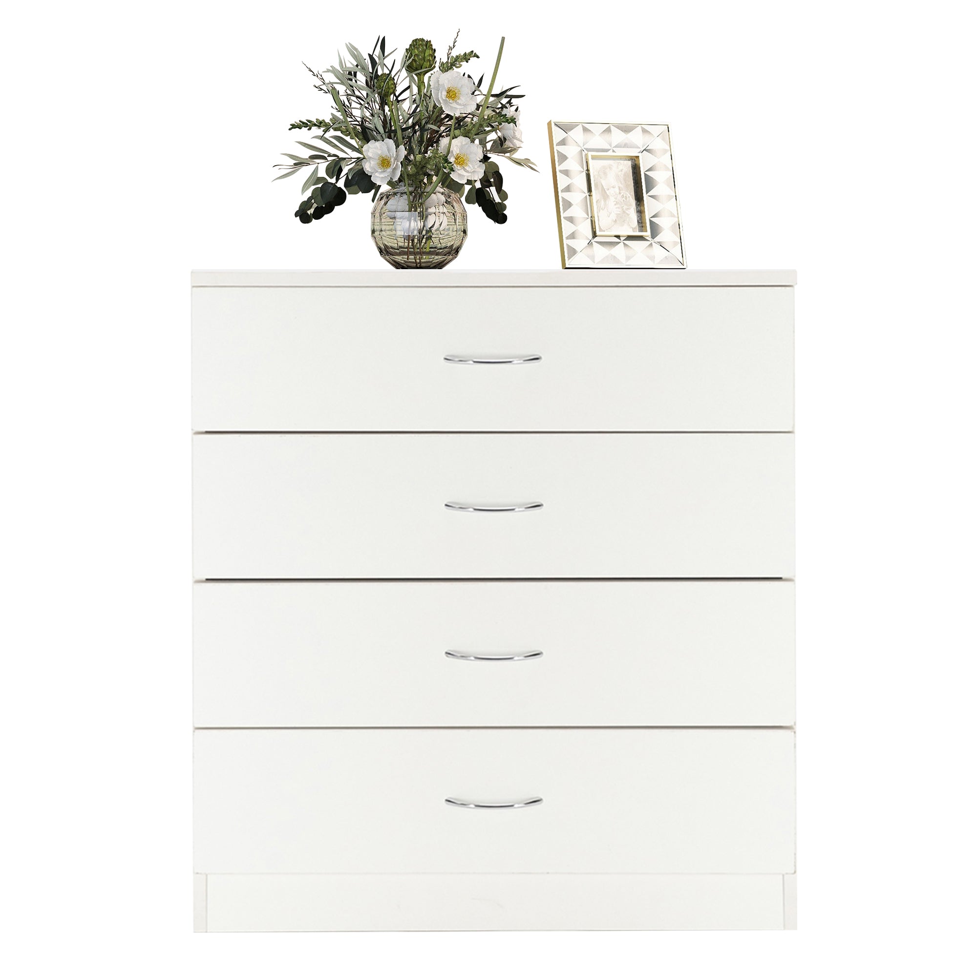 PAPROOS 4 Drawer Dresser, Bedroom Chest of Drawers