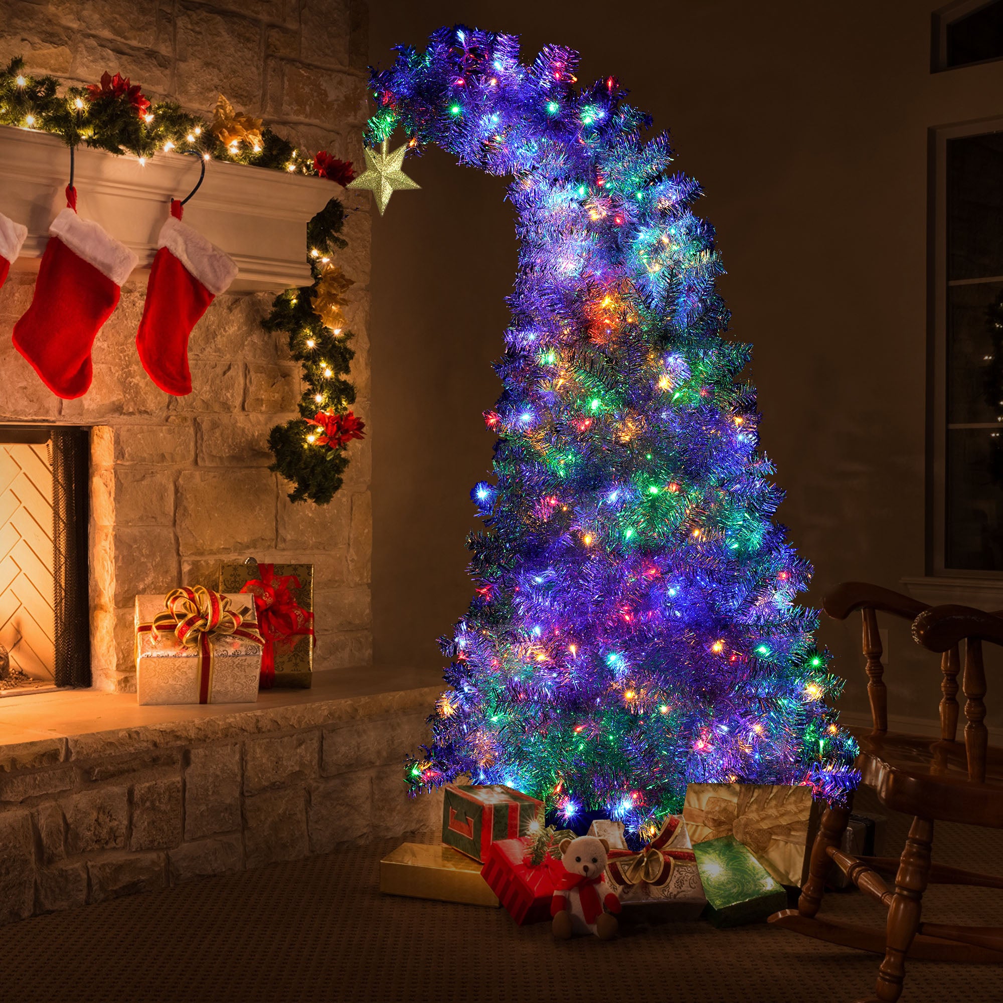 PAPROOS 6FT Prelit Christmas Tree