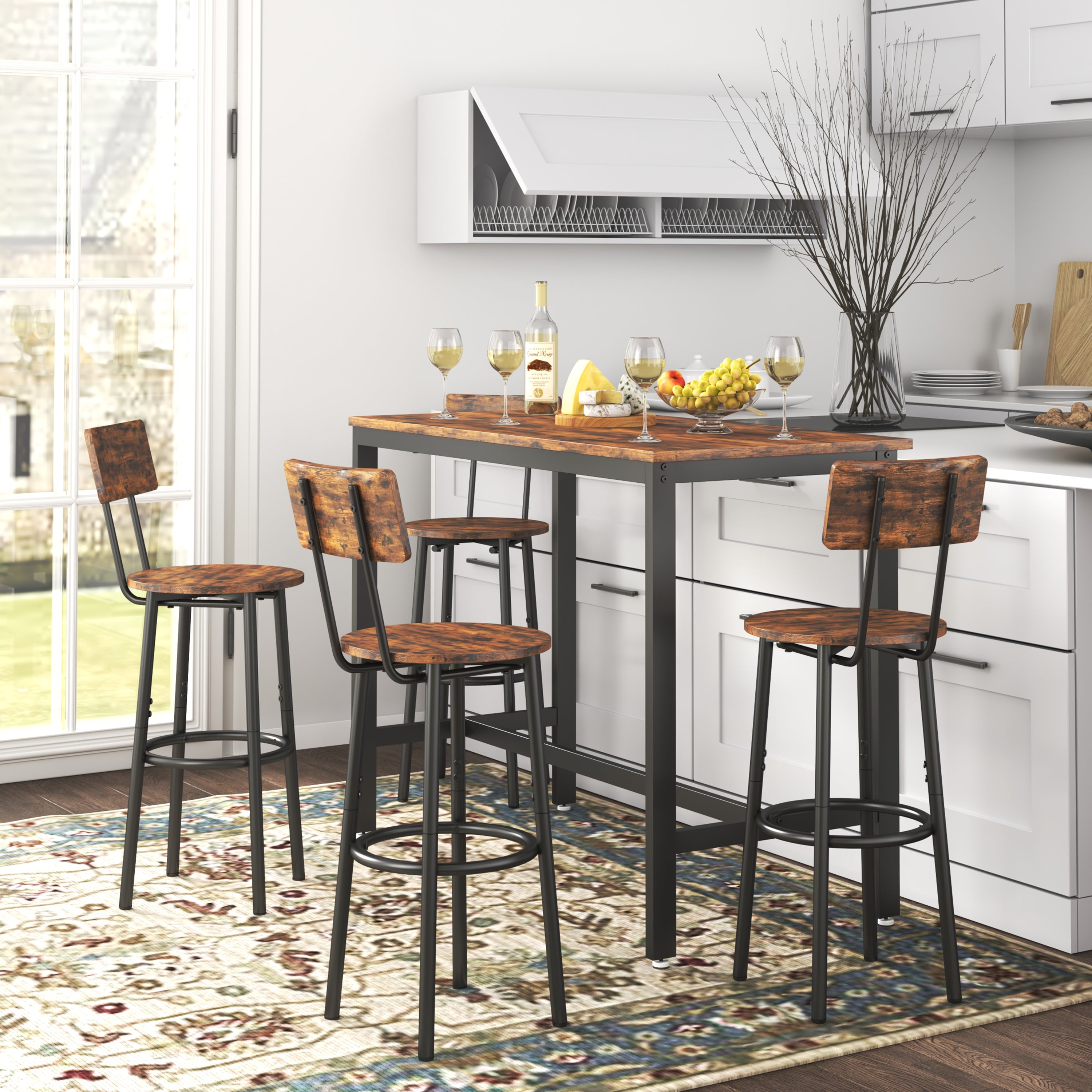 Paproos Bar Table Set of 5, LJC