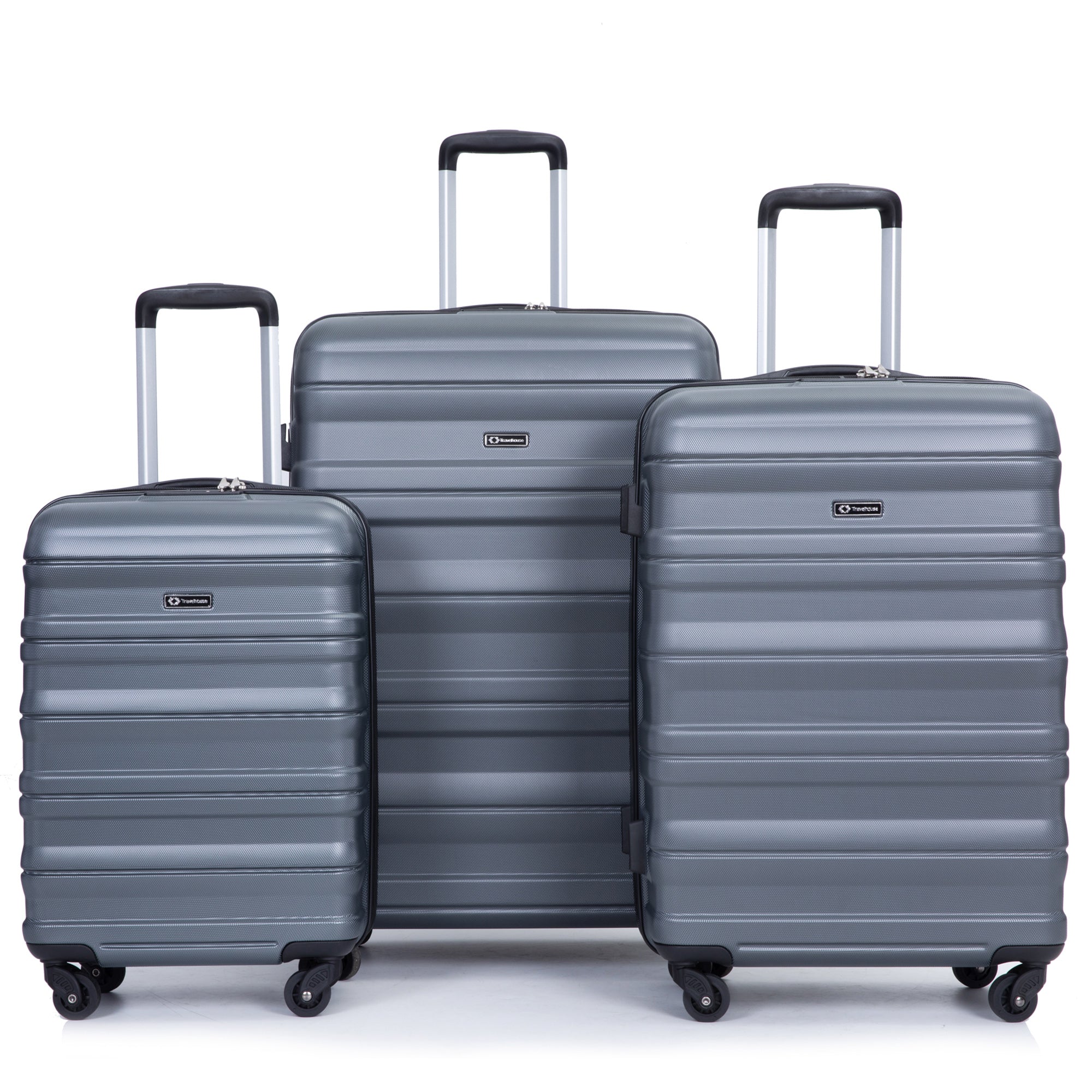 APROOS Hardside Luggage Set, 3 Piece 21in 25in 29in Carry on Suitcases Set with 2 Hooks and TSA Lock