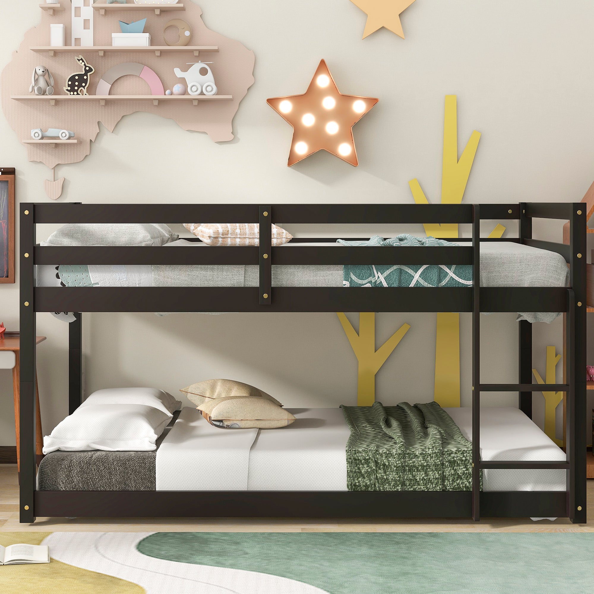 PAPROOS Bunk Beds for Kids