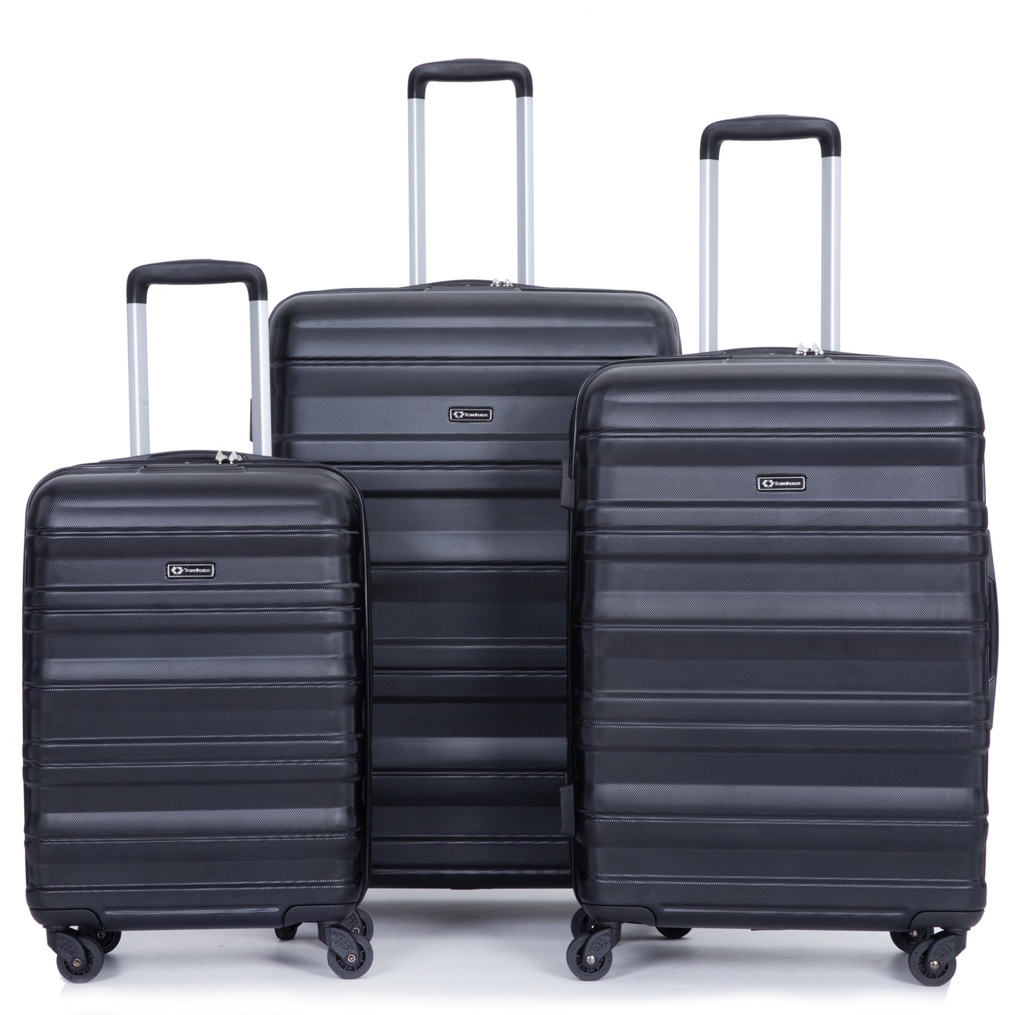 APROOS Hardside Luggage Set, 3 Piece 21in 25in 29in Carry on Suitcases Set with 2 Hooks and TSA Lock
