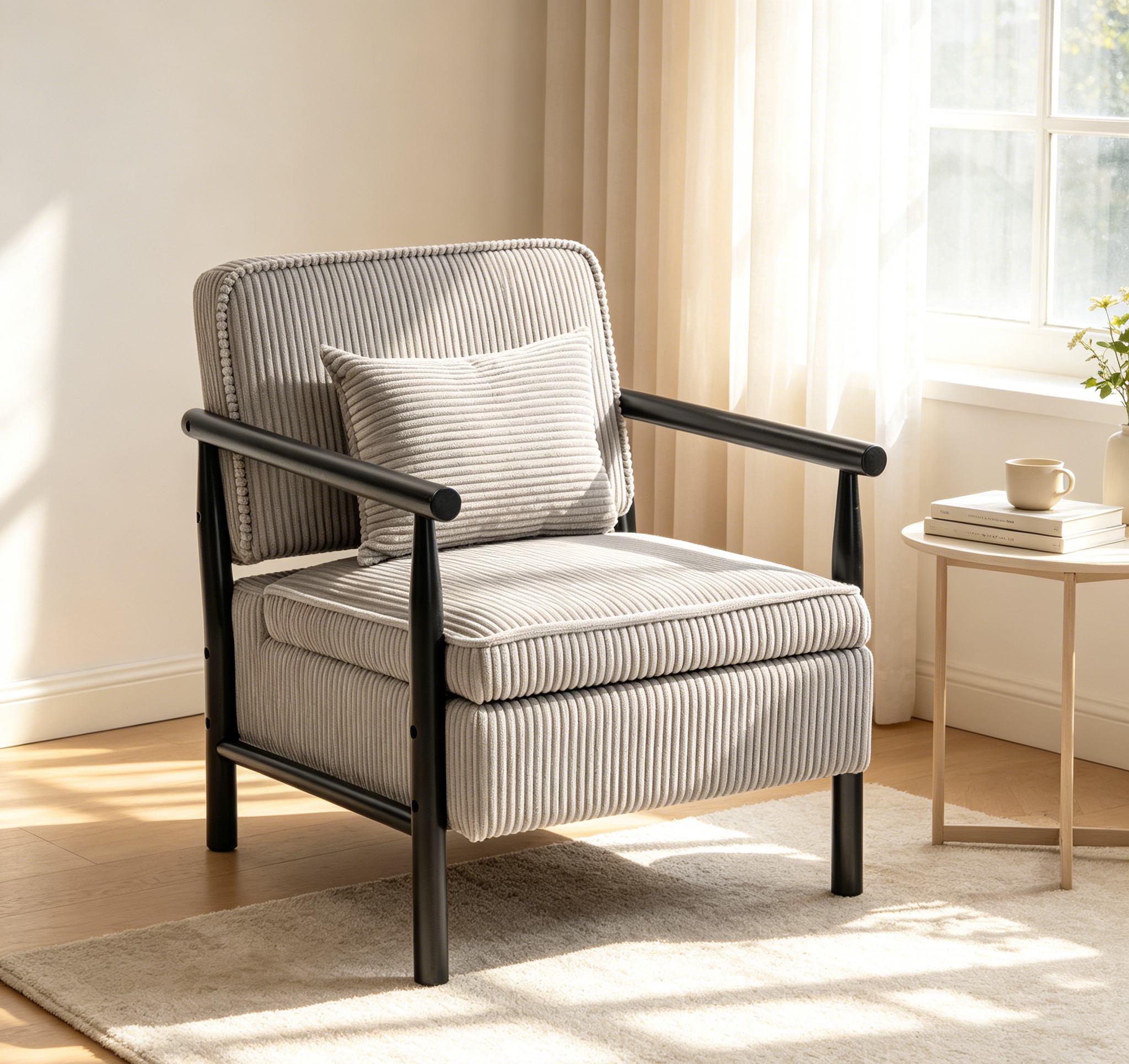 PAPROOS Accent Chair with Storage