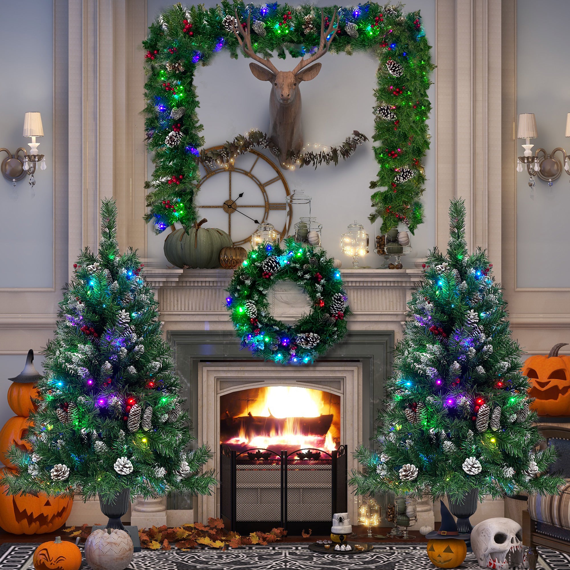 Paproos Christmas Decorations 4-Piece Set