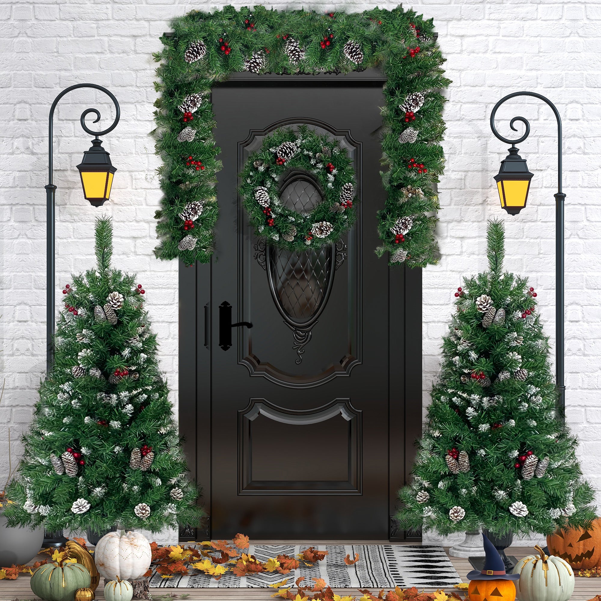 Paproos Christmas Decorations 4-Piece Set