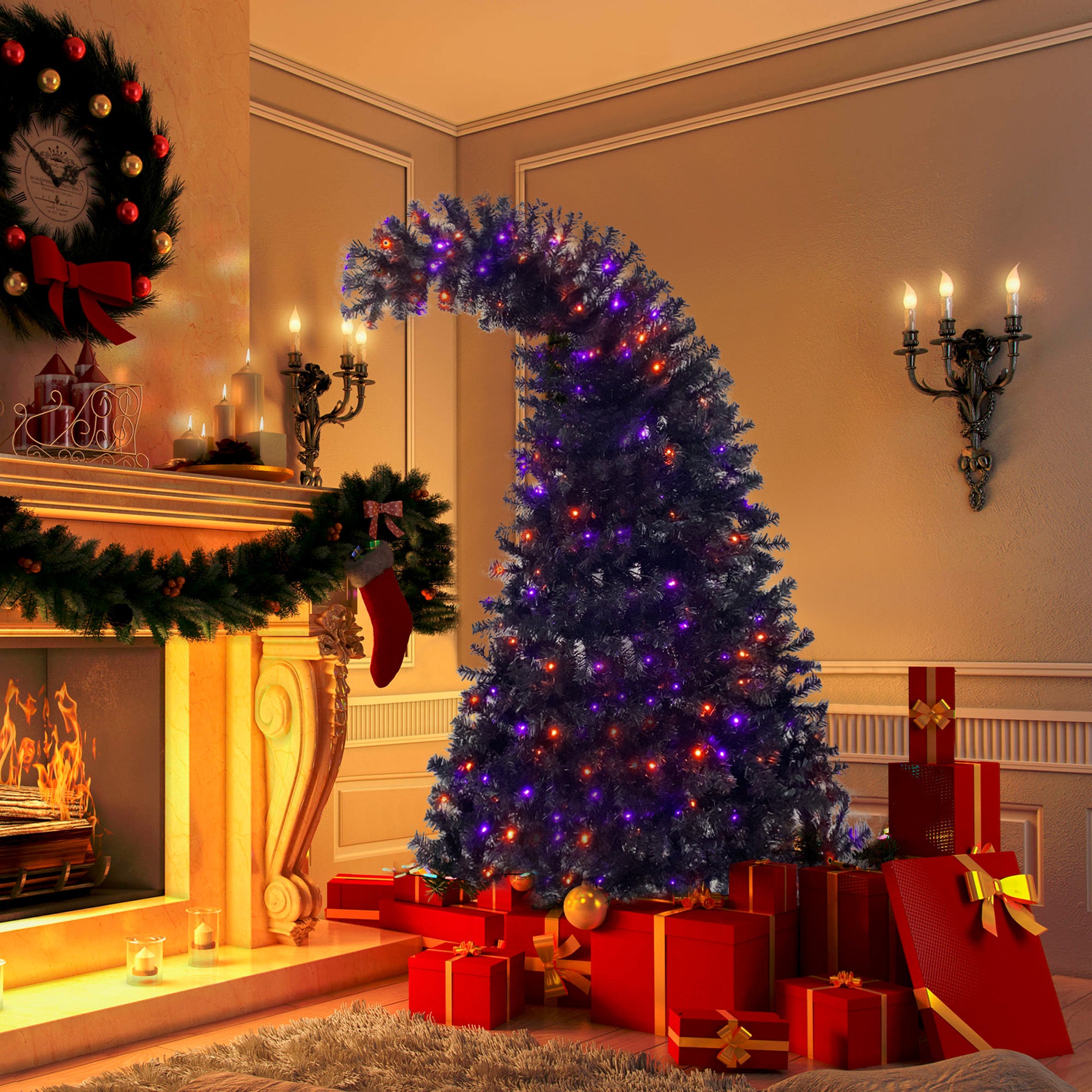 PAPROOS 6FT Prelit Christmas Tree