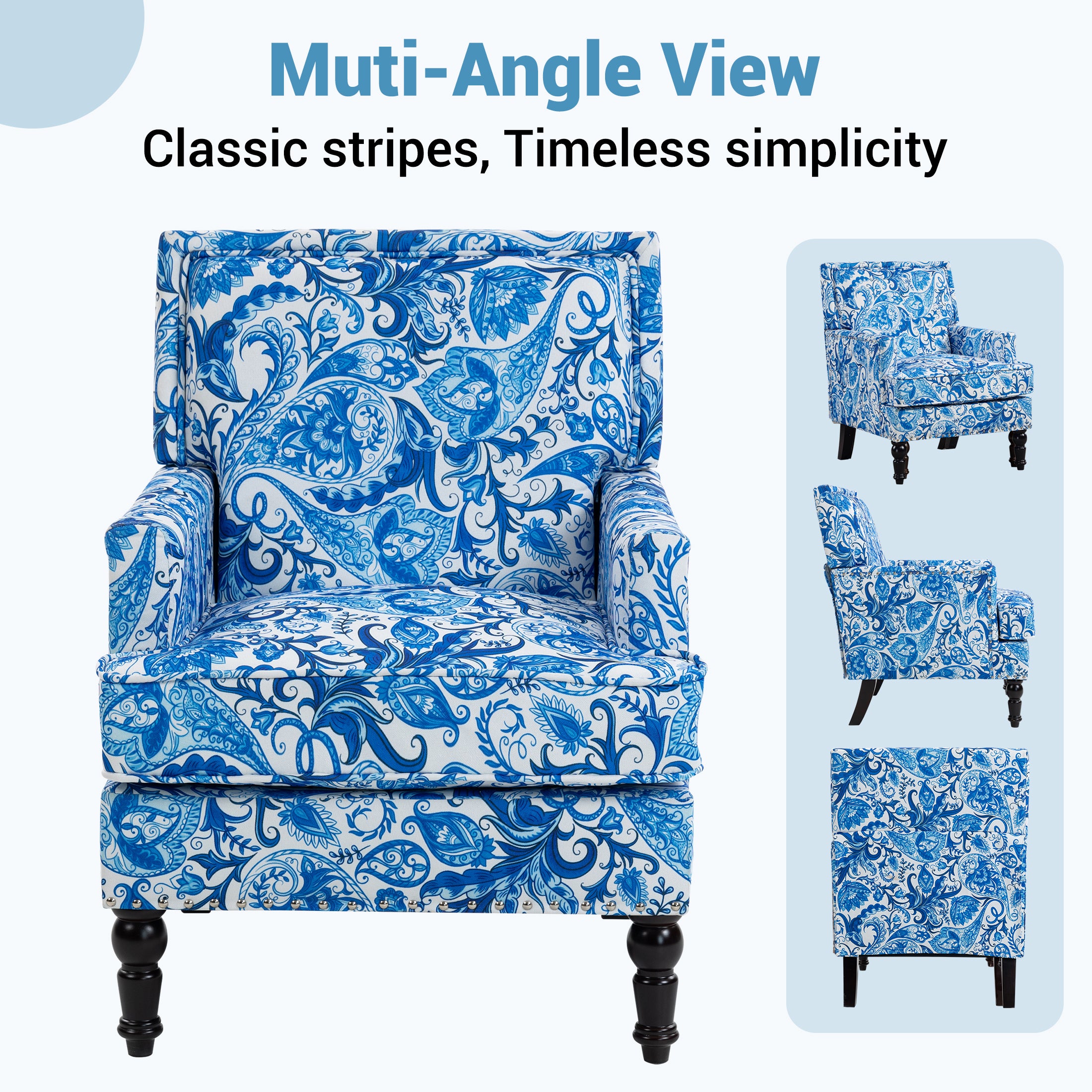 PAPROOS Upholstered Accent Chairs