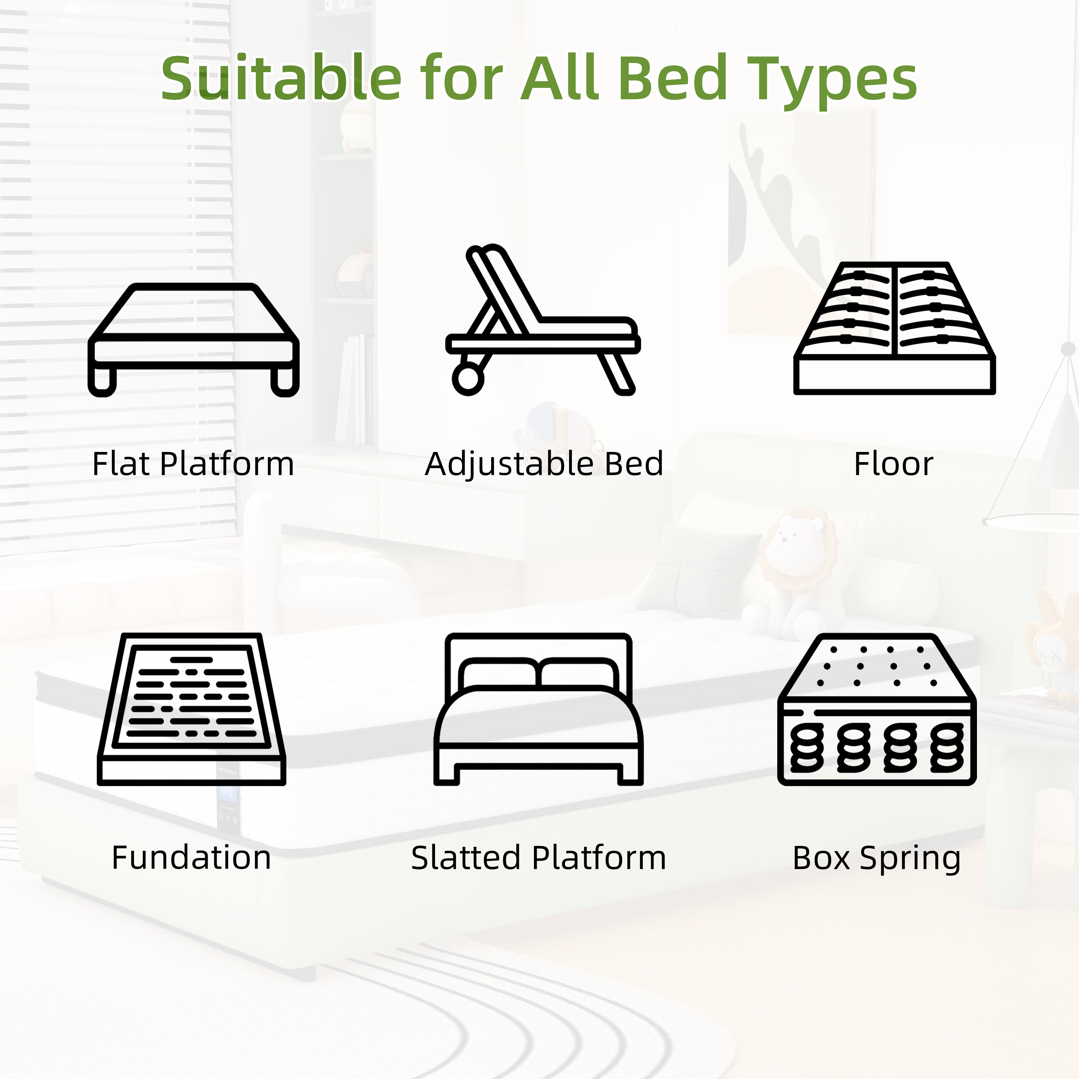 PAPROOS Twin Size Mattress