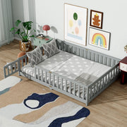 PAPROOS Full Floor Bed Frame