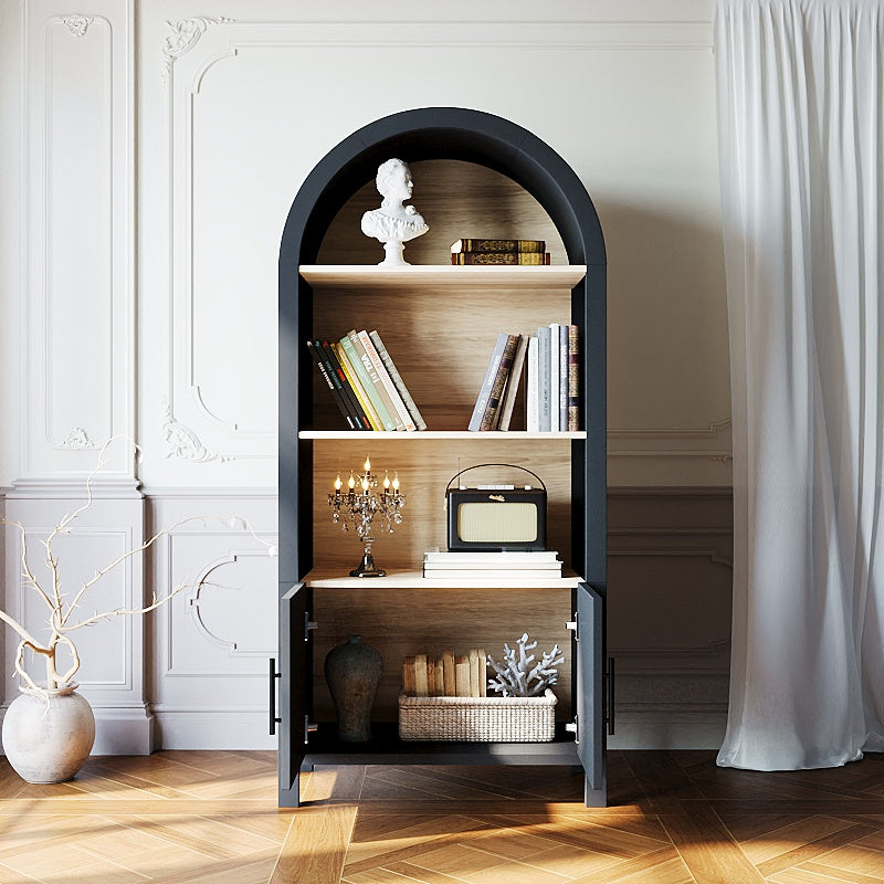 PAPROOS 66.7" Arched Bookcase