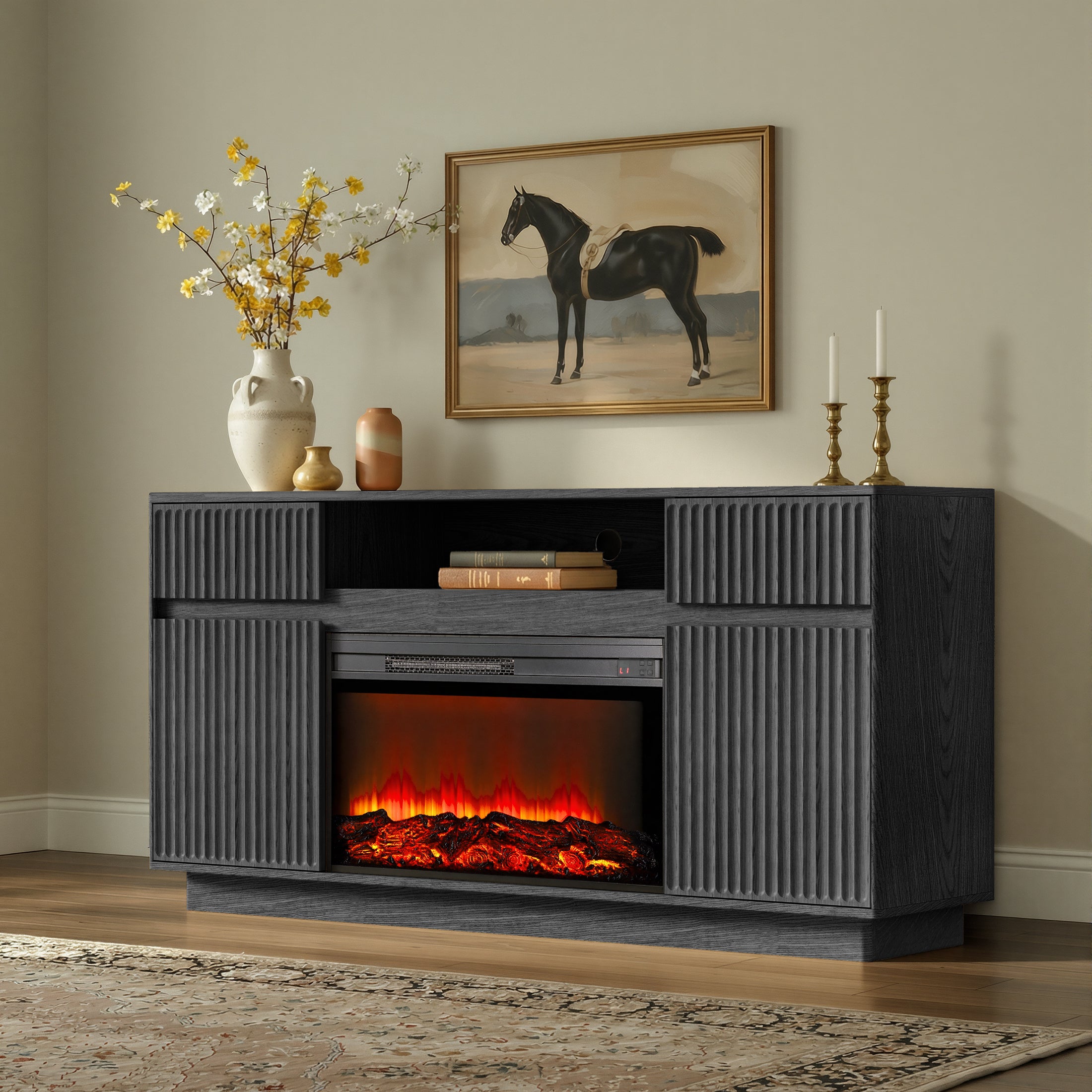 Fireplace TV Stand