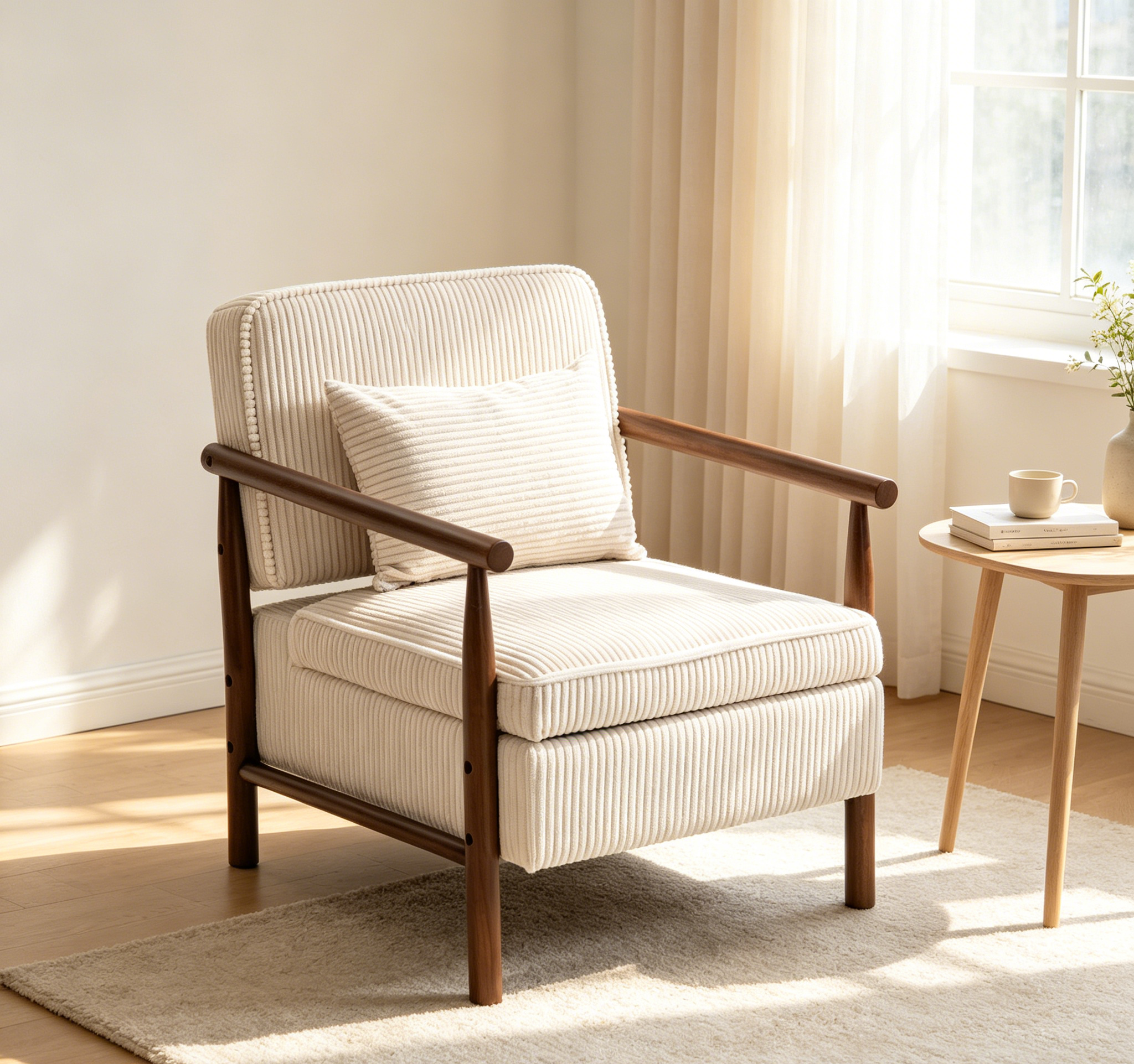 PAPROOS Accent Chair with Storage