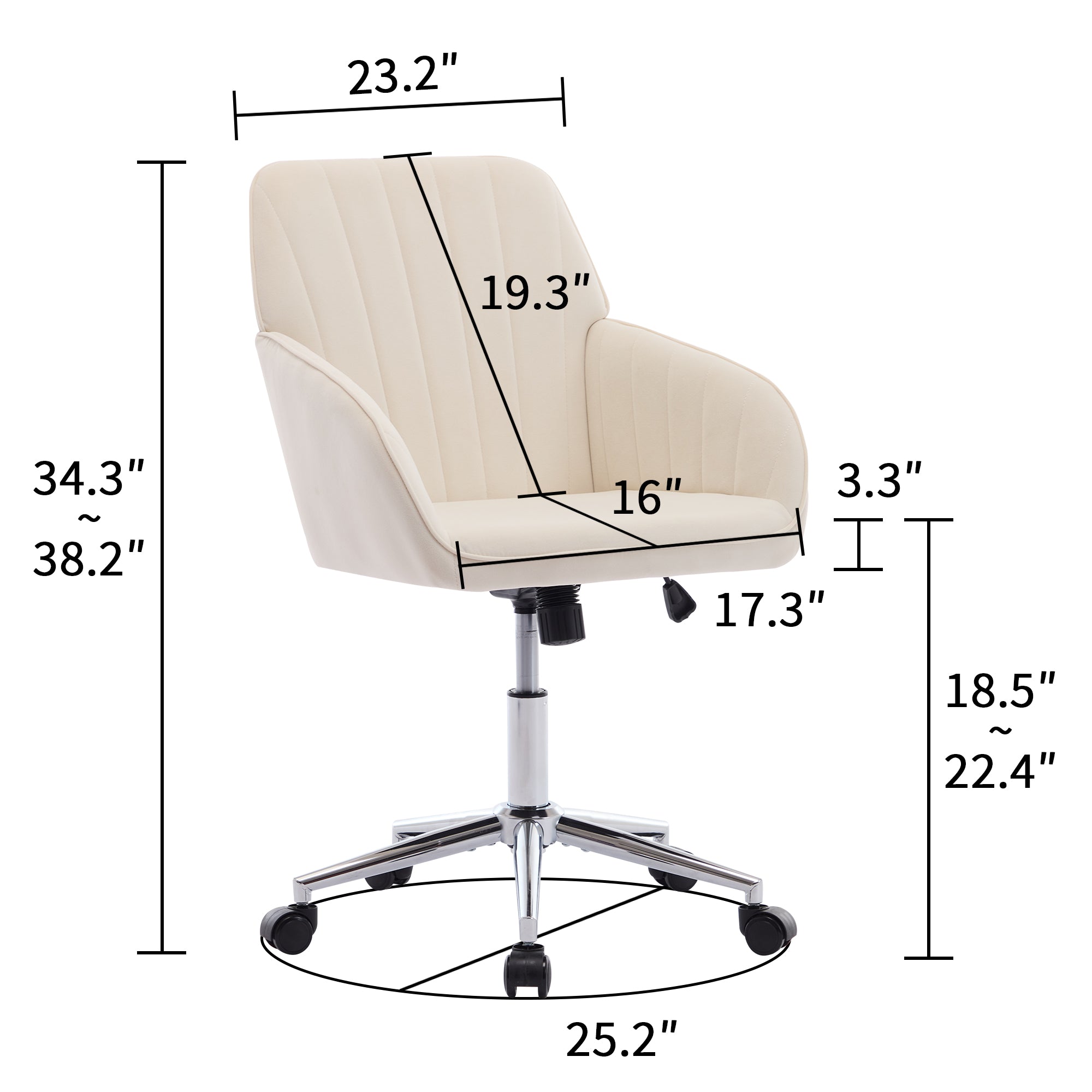 PAPROOS Vanity Chair