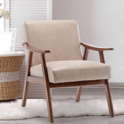 PAPROOS Accent Chair with Thick Backrest