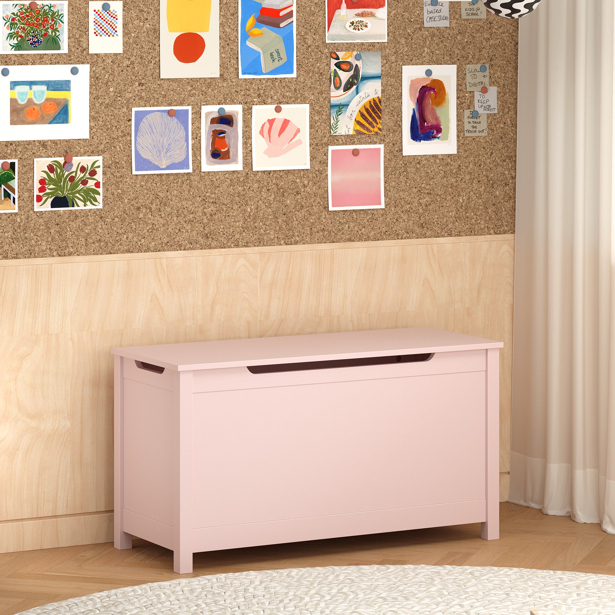 PAPROOS Toy Box for Boys Girls