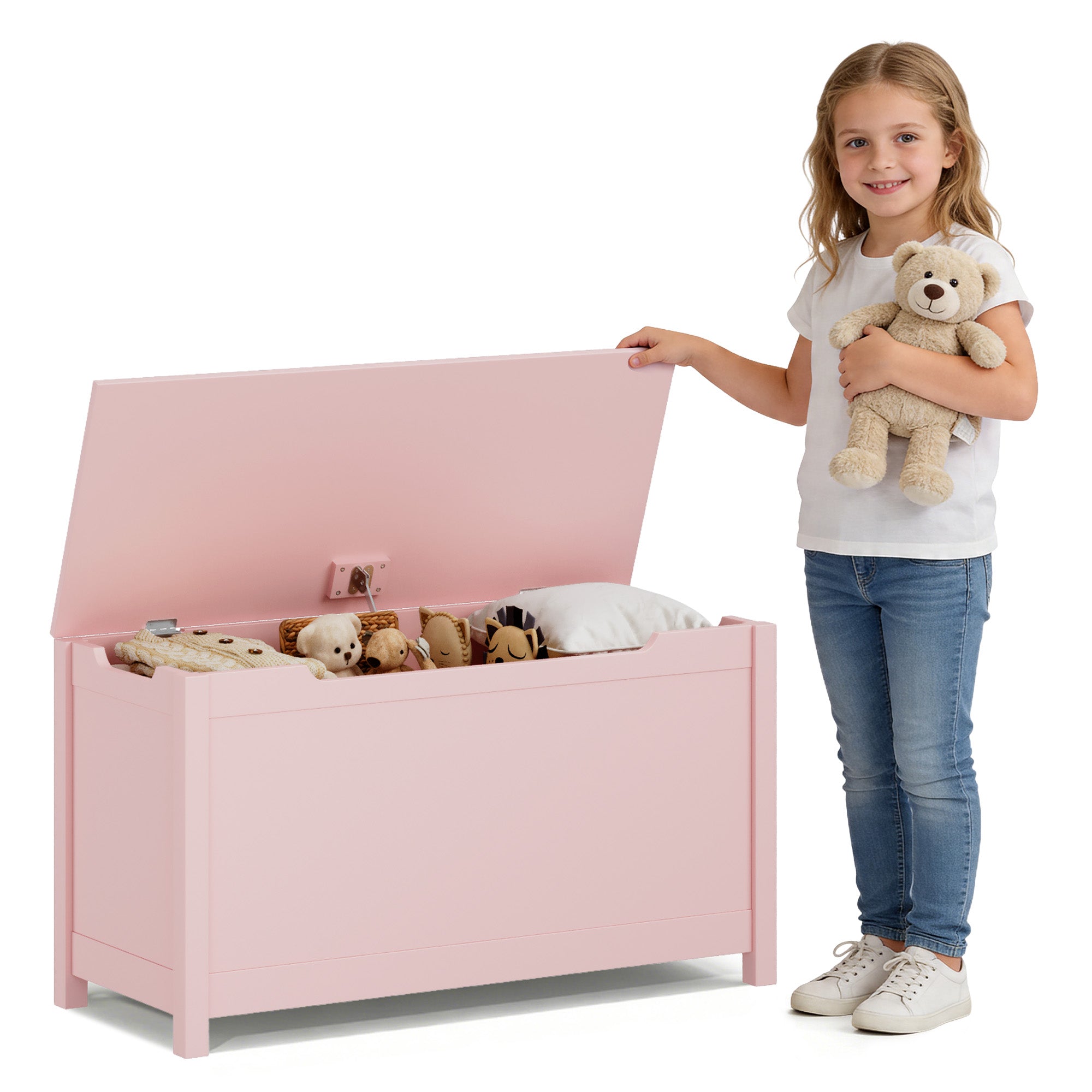 PAPROOS Toy Box for Boys Girls