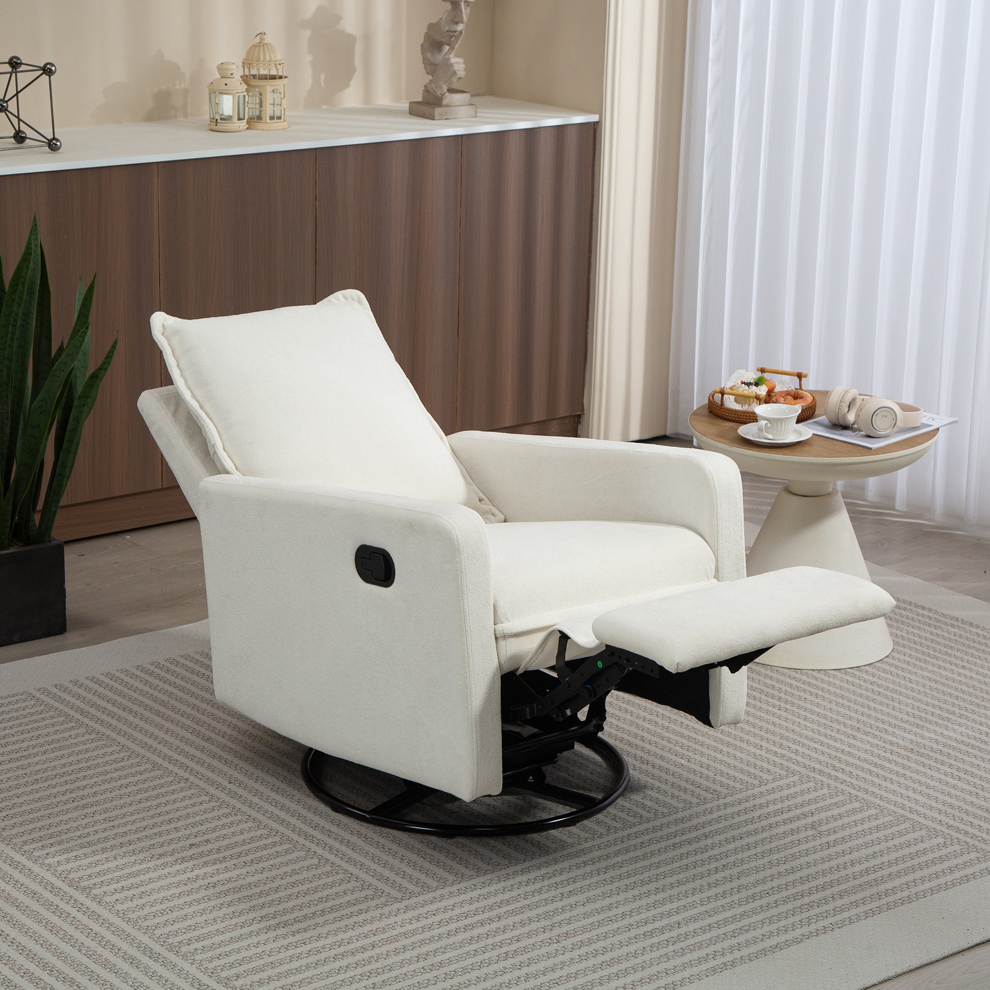 PAPROOS 360 Swivel Rocker Recliner