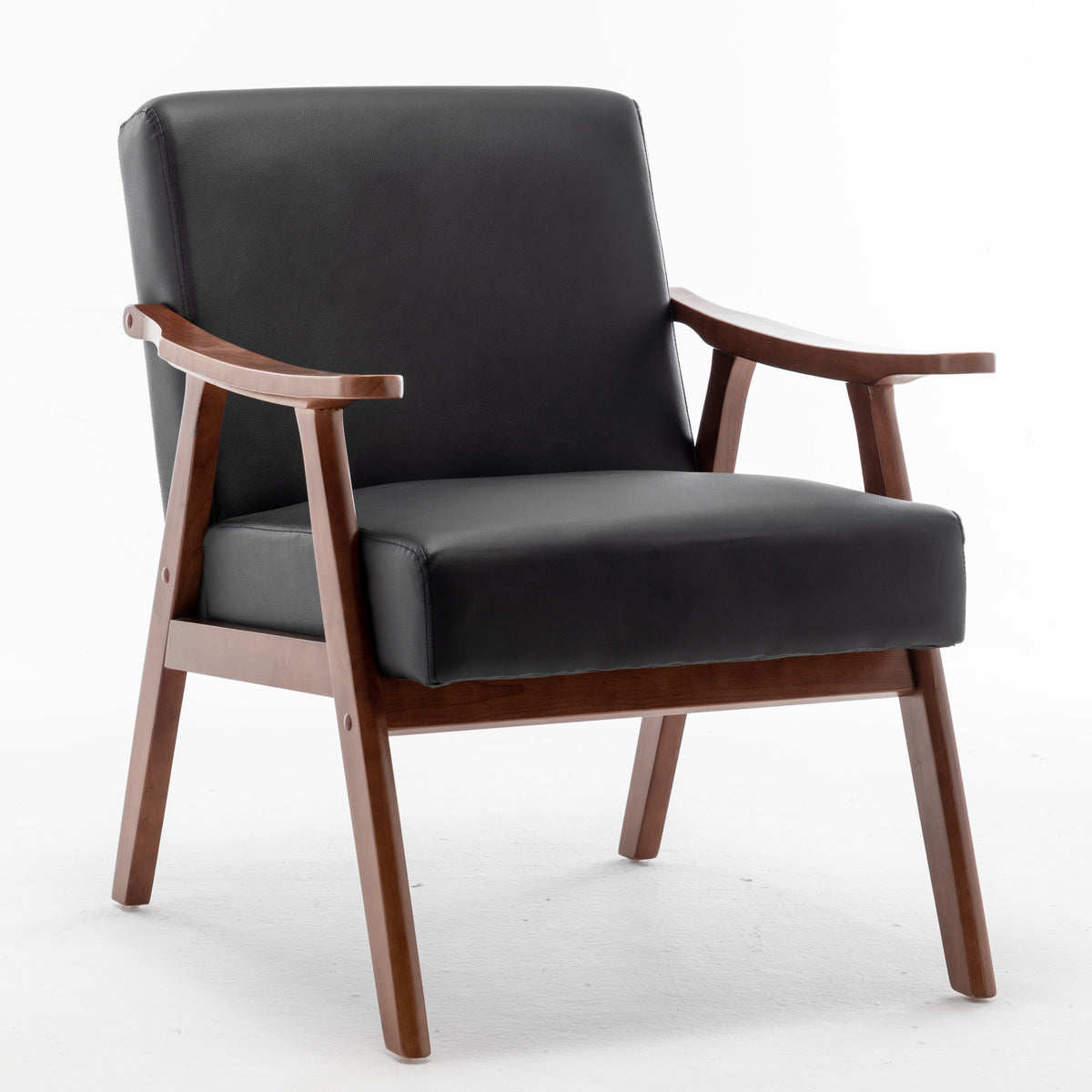 PAPROOS Accent Chair with Thick Backrest