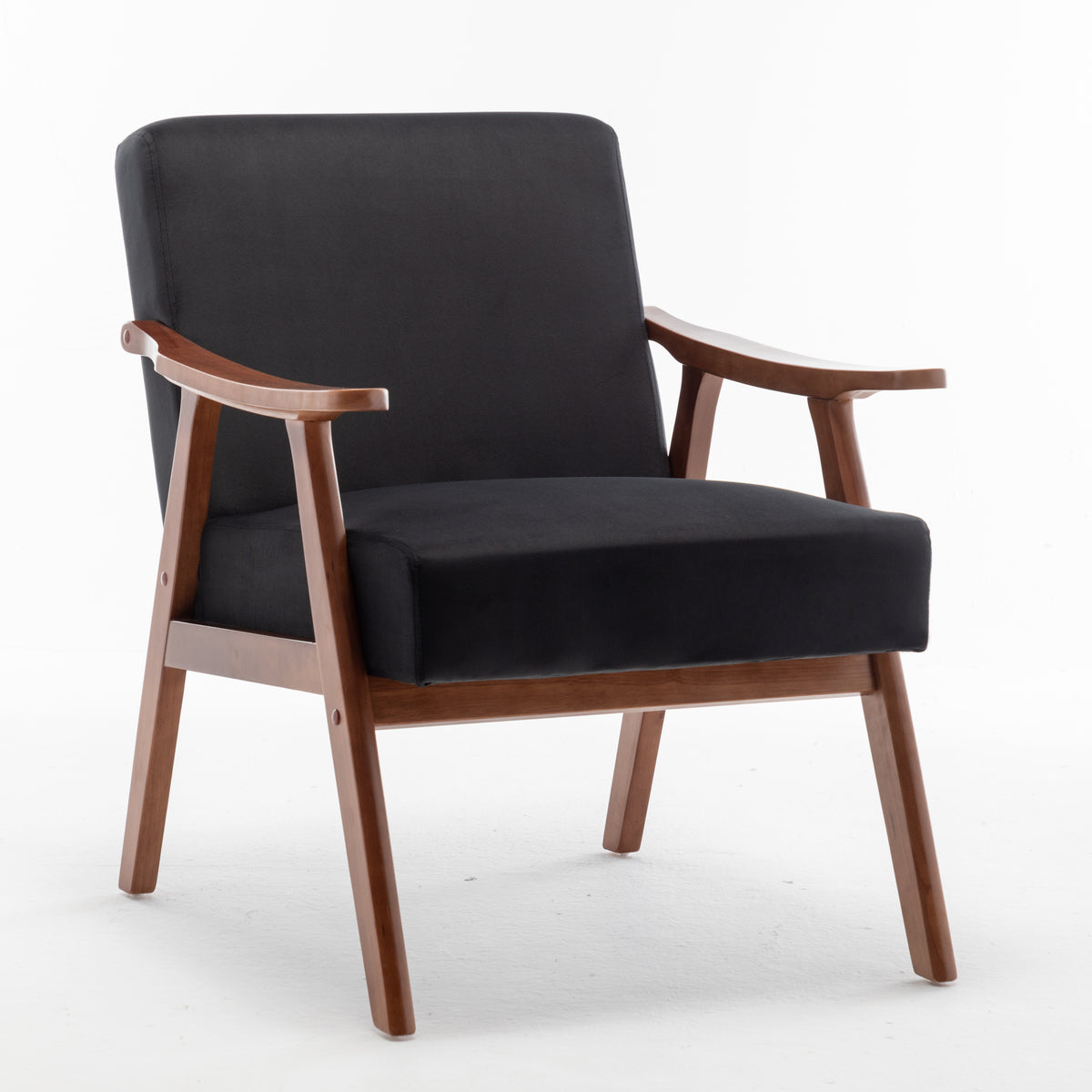PAPROOS Accent Chair with Thick Backrest
