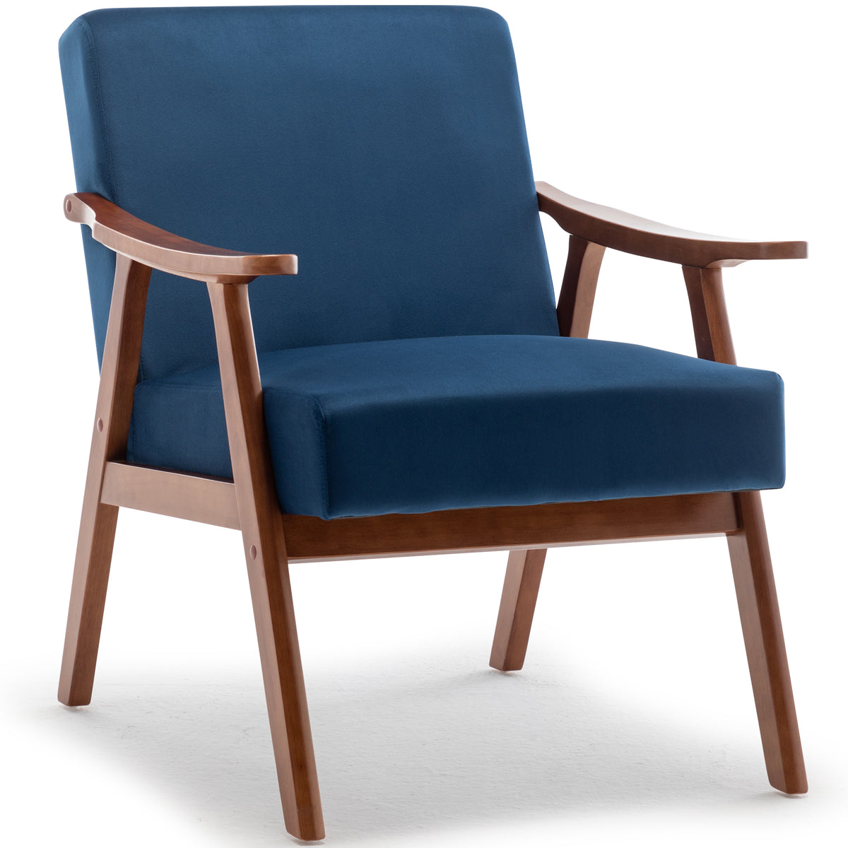 PAPROOS Accent Chair with Thick Backrest