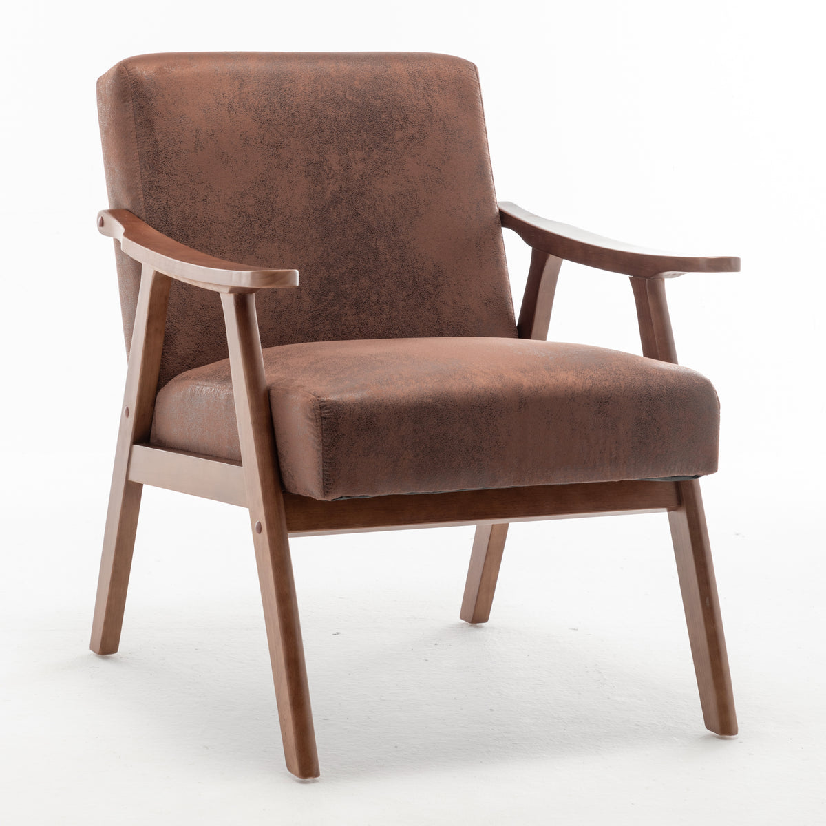 PAPROOS Accent Chair with Thick Backrest