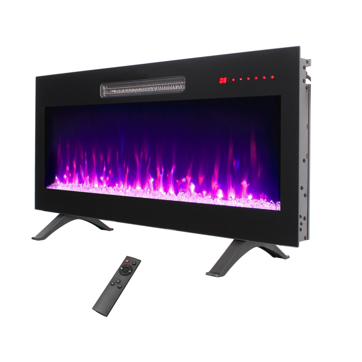 PAPROOS 36-Inch Electric Fireplace
