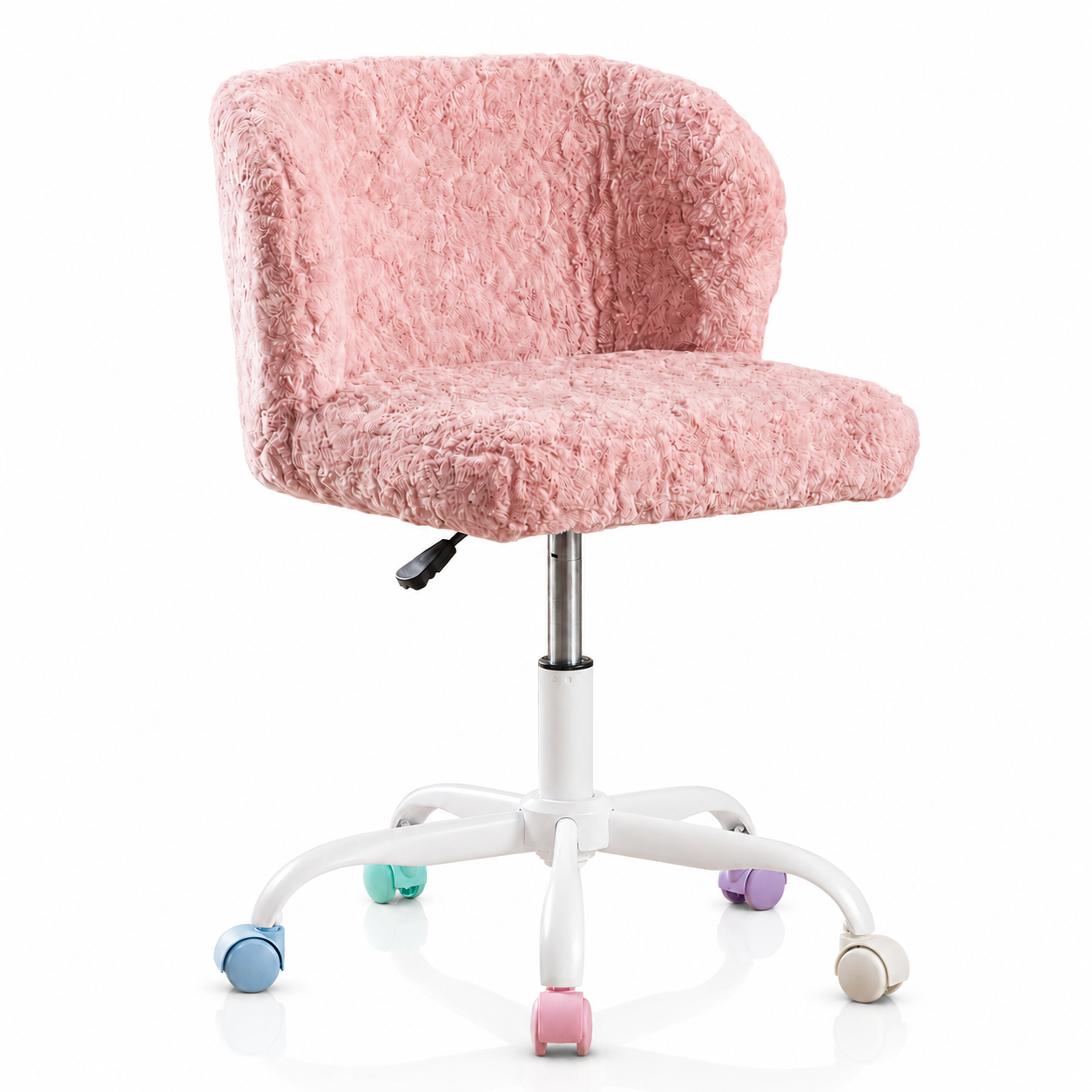 PAPROOS Vanity Chair with Wheels