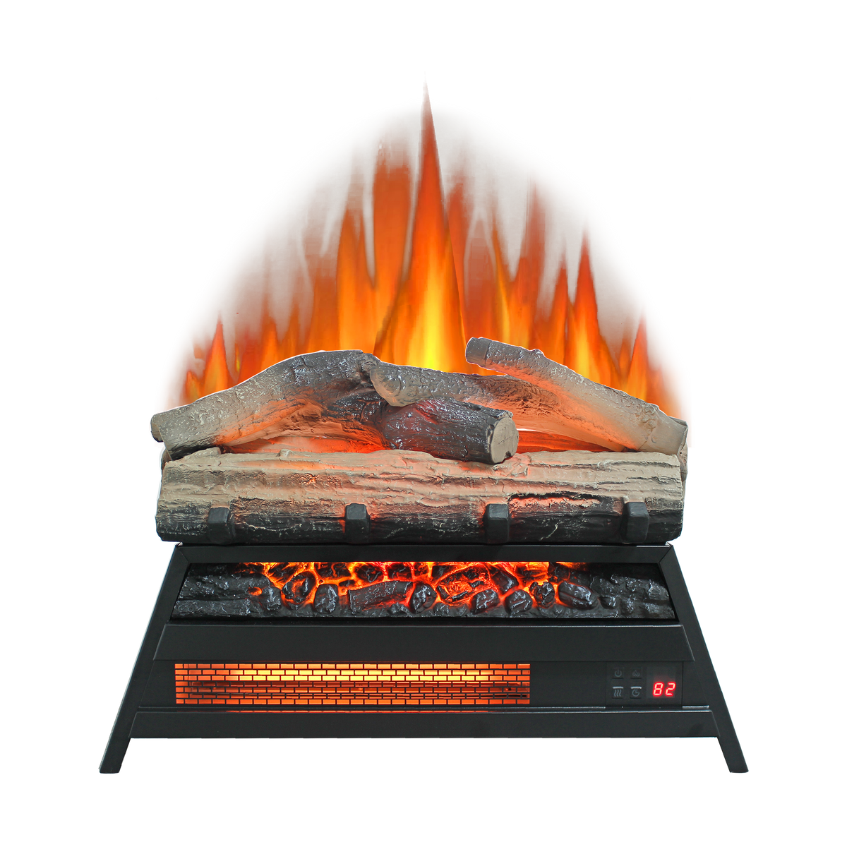 PAPROOS Electric Fireplace Log Set