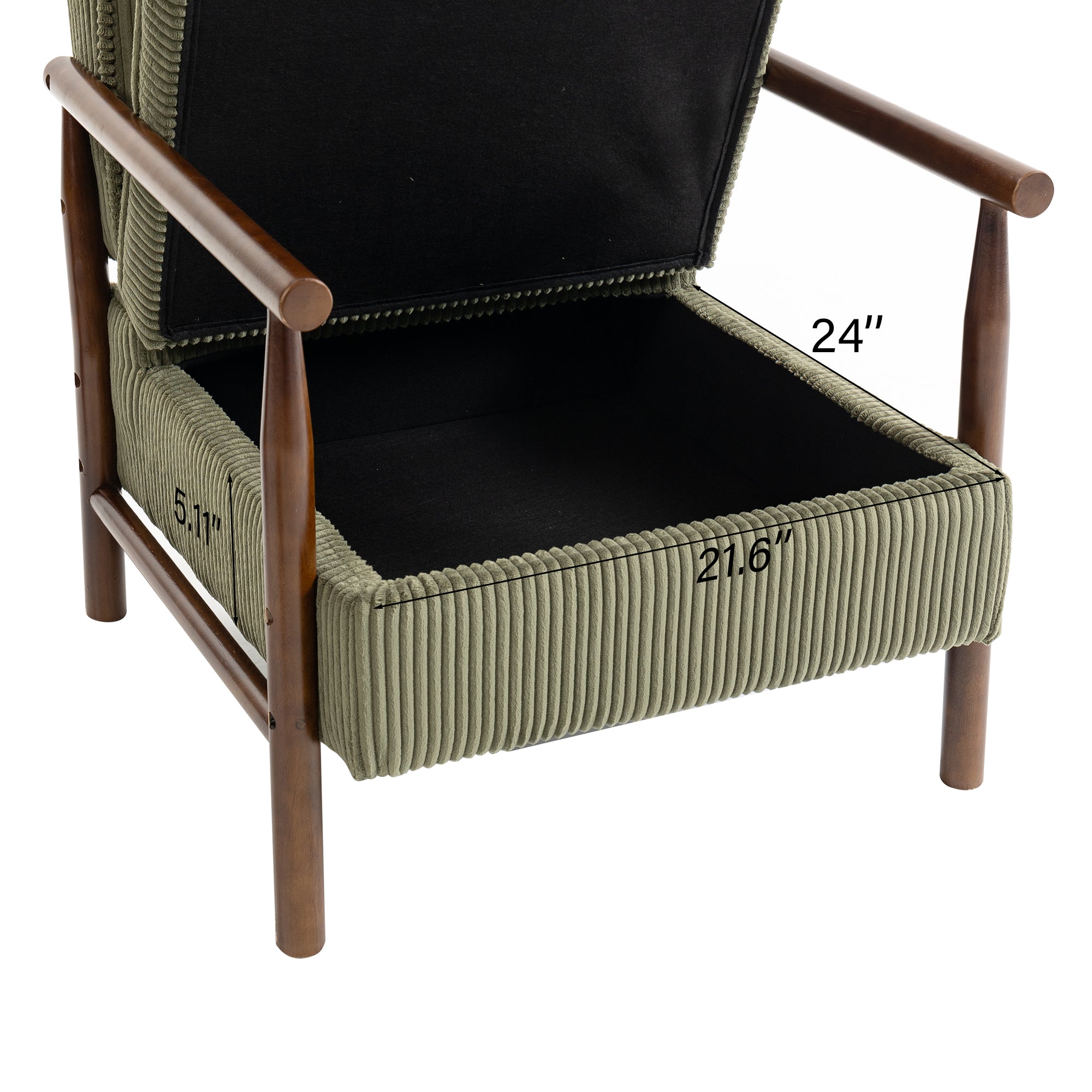 PAPROOS Accent Chair with Storage