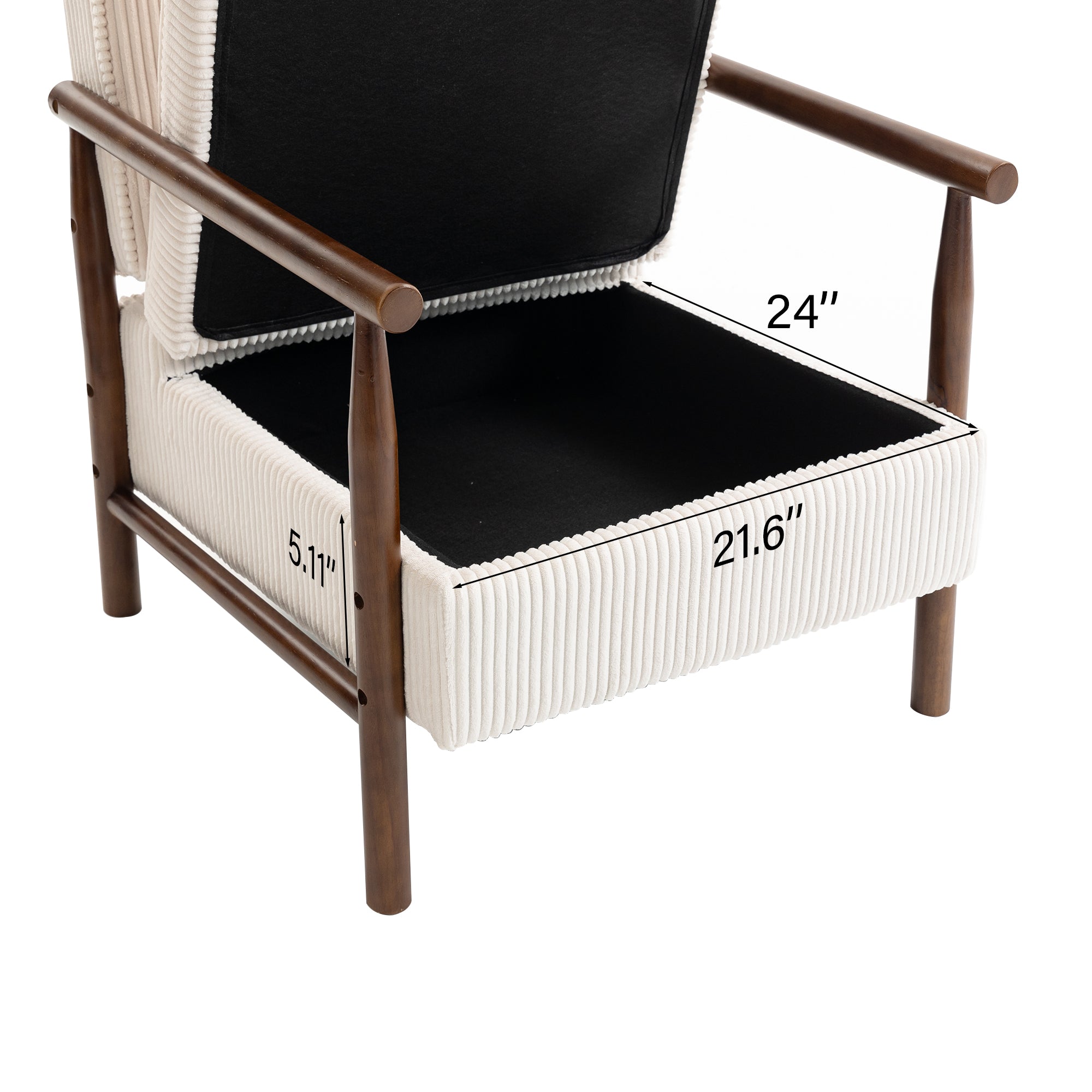 PAPROOS Accent Chair with Storage