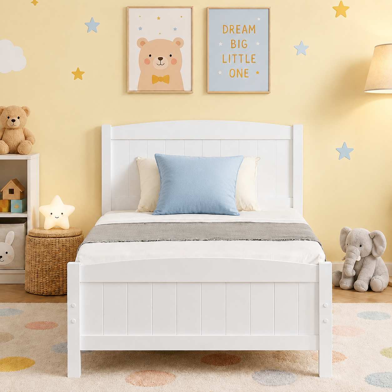 PAPROOS Twin Size Bed Frame