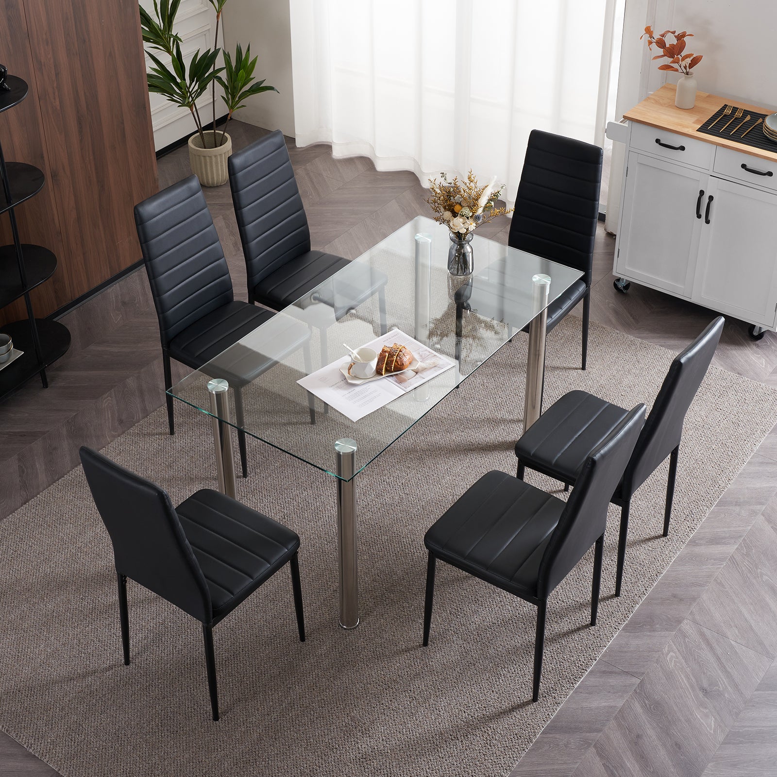 PAPROOS Dining Chairs Set of 4