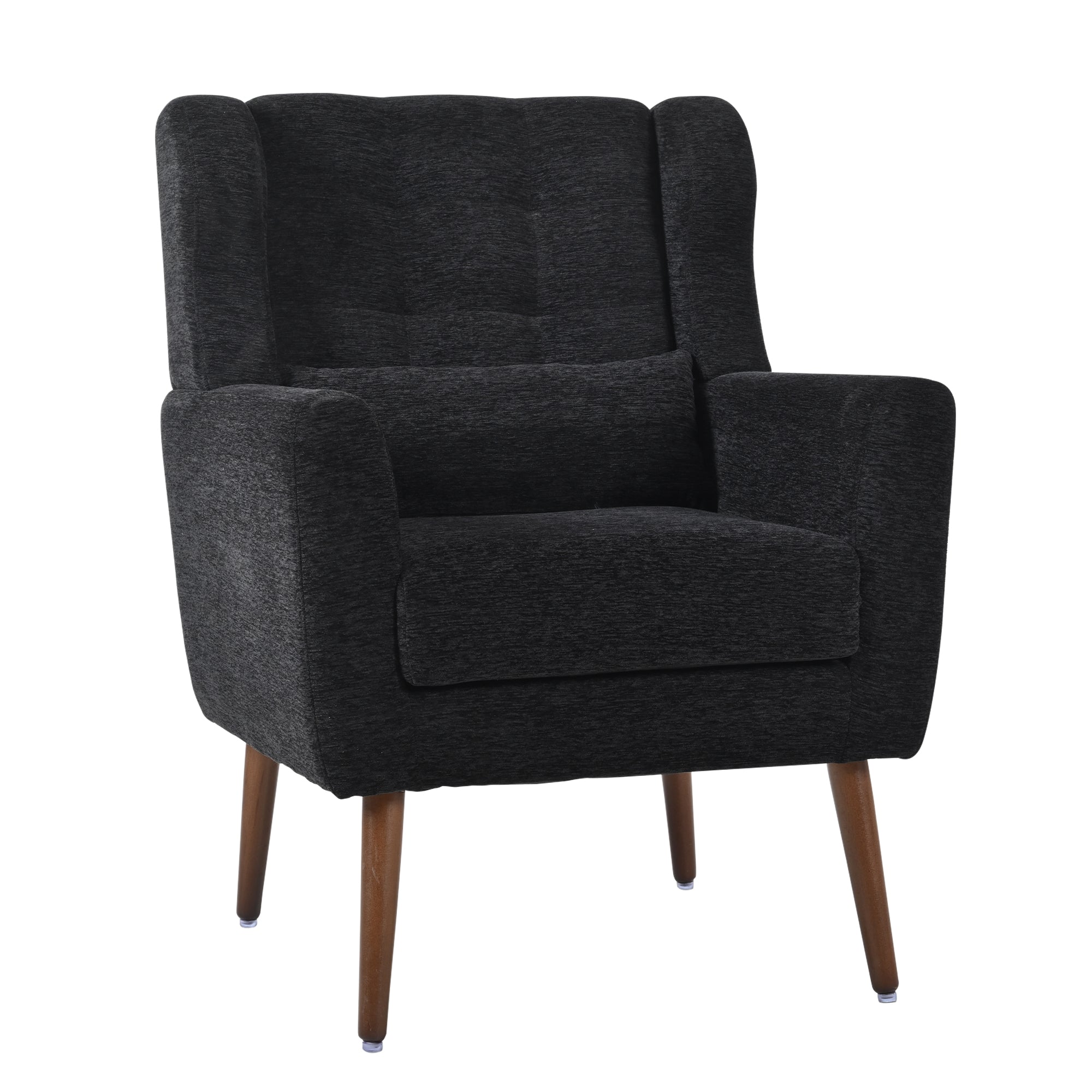 PAPROOS Modern Upholstered Chenille Accent Chairs