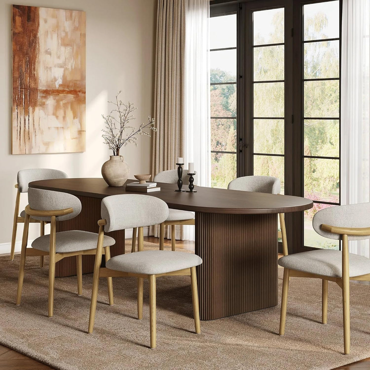 PAPROOS Dining Chairs Set of 2