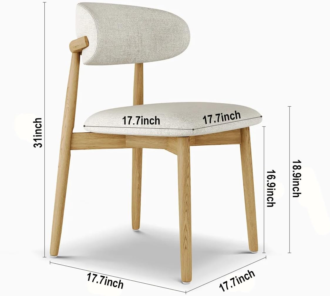 PAPROOS Dining Chairs Set of 2