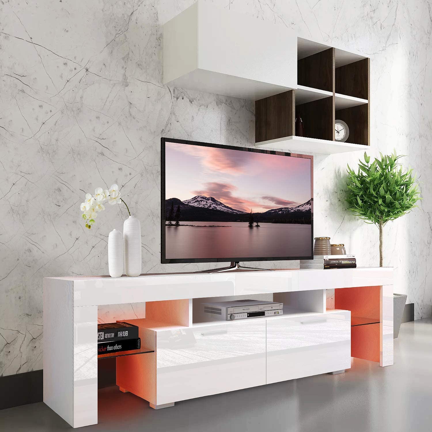 PAPROOS TV Stand for 32-55 Inchs TV