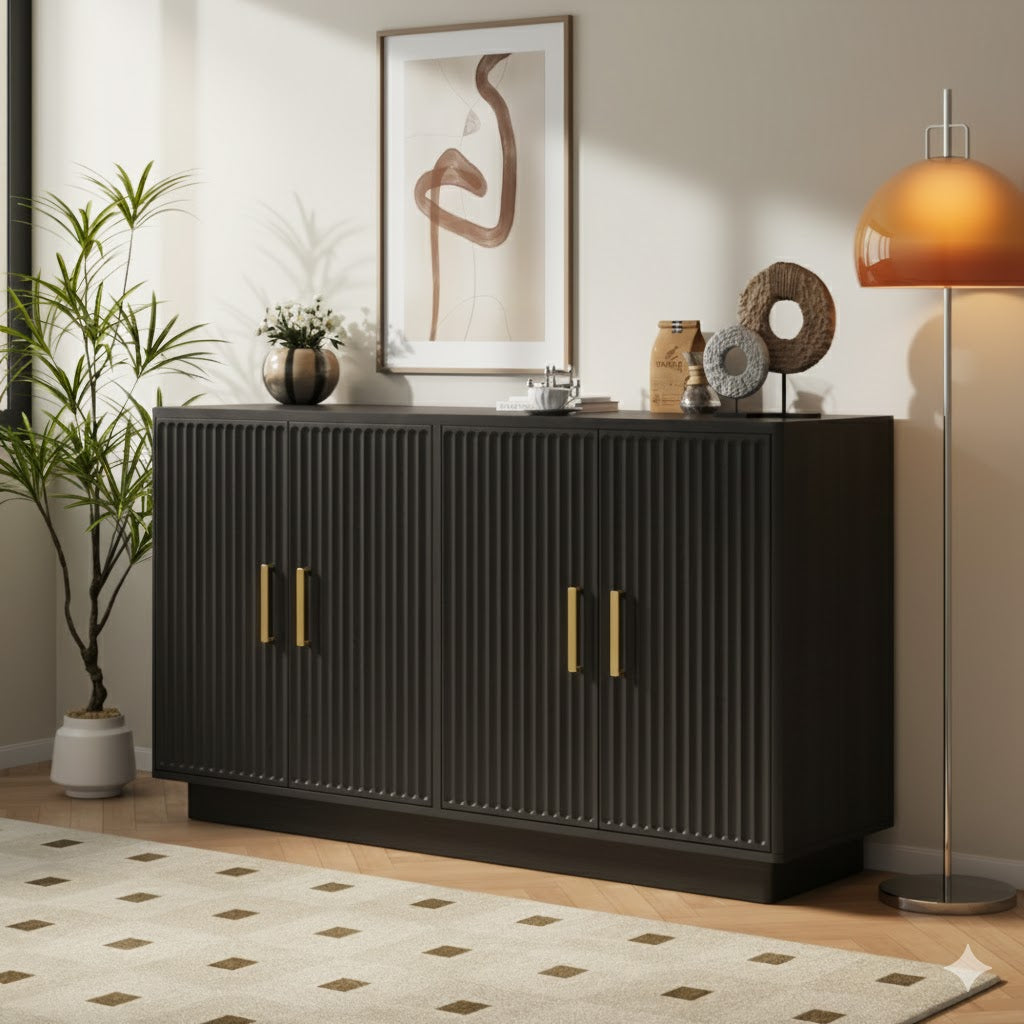 Tufted Sideboard Buffet Cabinet
