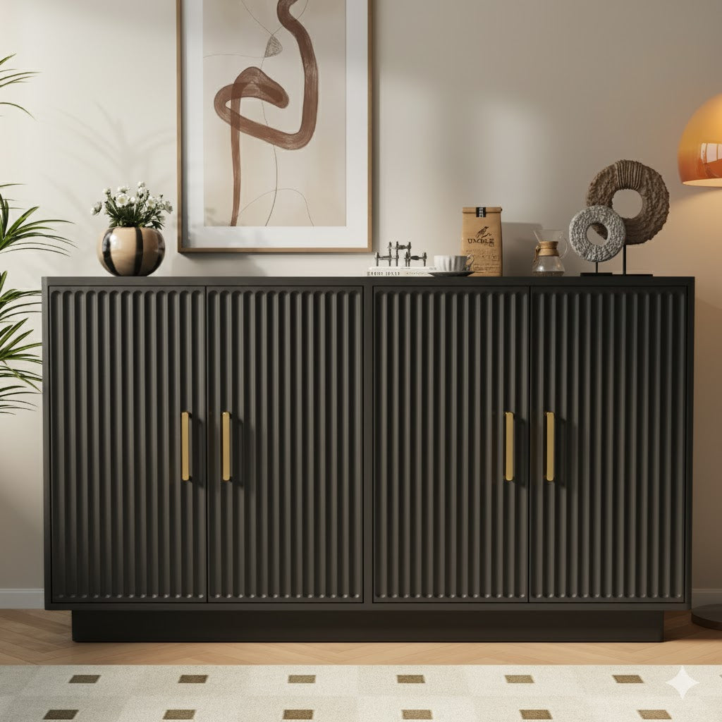 Tufted Sideboard Buffet Cabinet