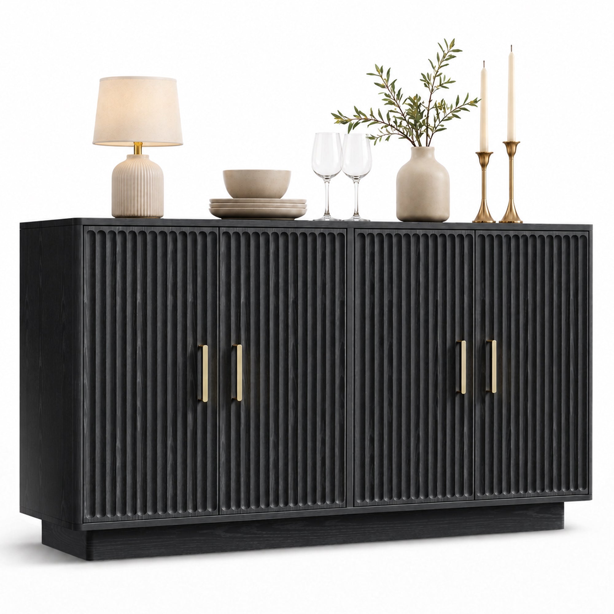 Tufted Sideboard Buffet Cabinet