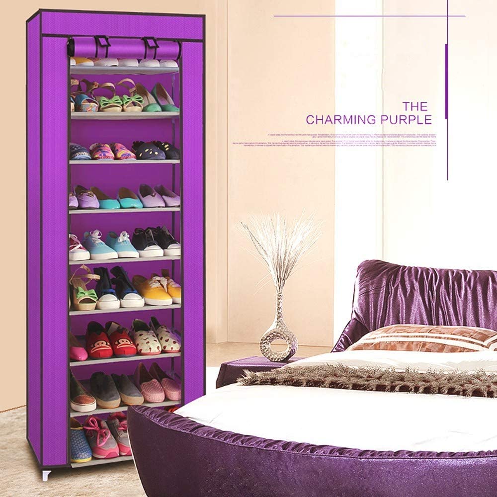 paproos Shoe Rack, 10 Tier Tall Shoe Rack