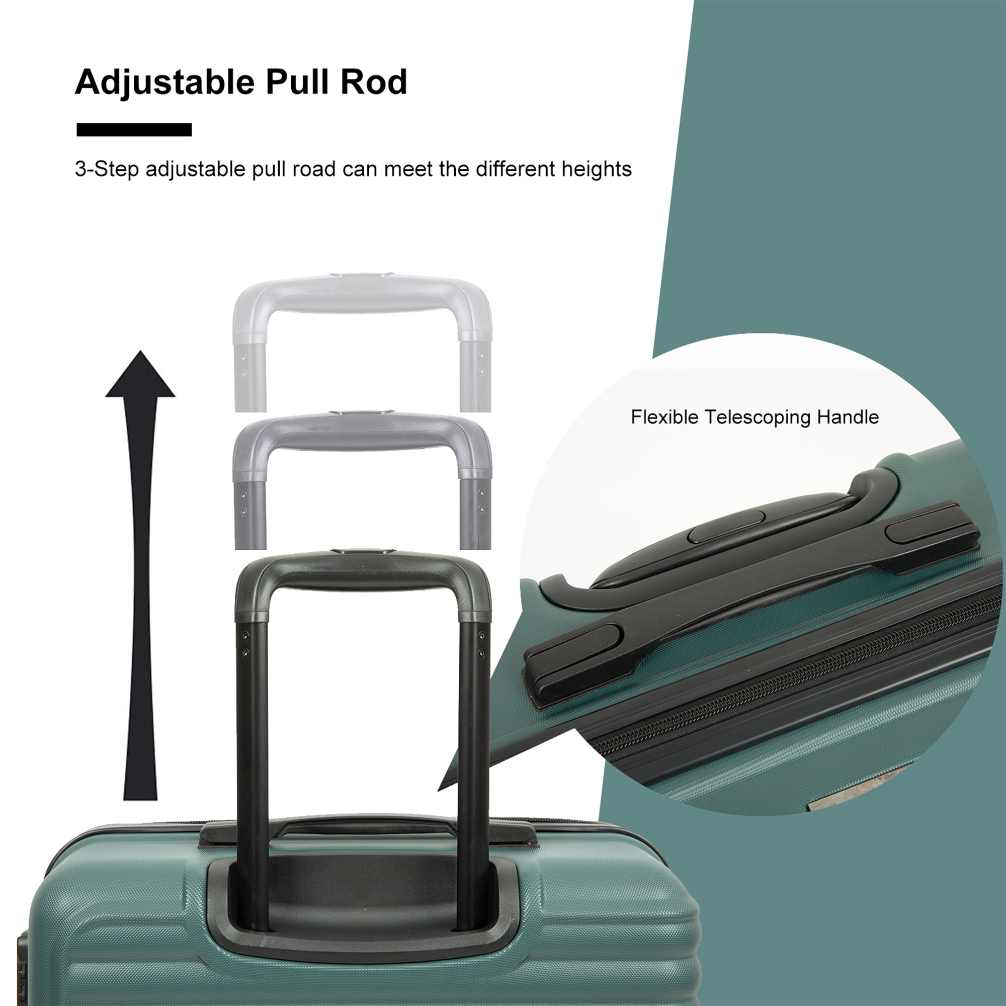 Paproos 3 PCS Luggage Set, LJC