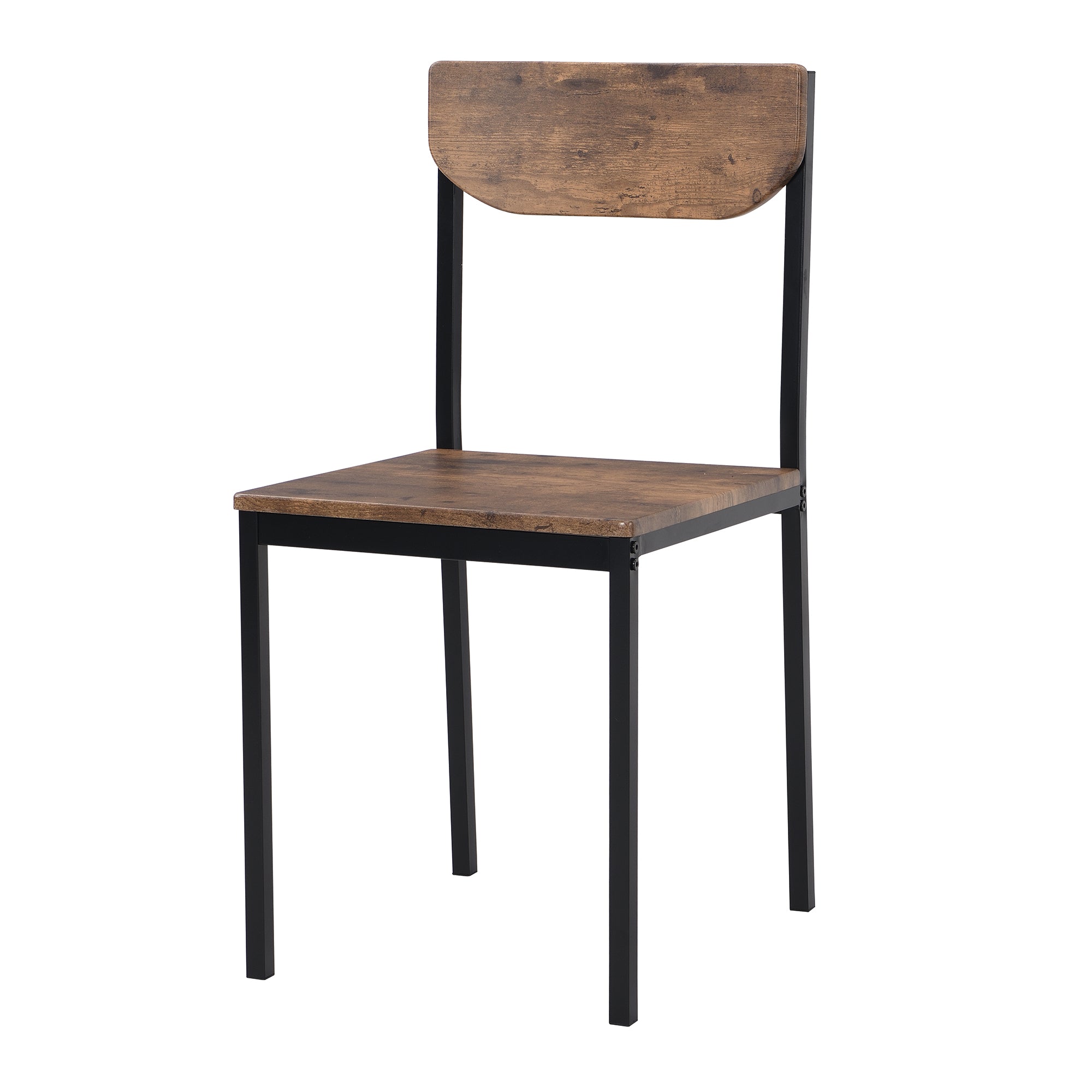 paproos 3-Piece Dining Table Set with Drop Leaf and 2 Chairs, LJC