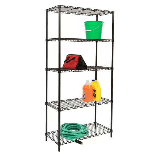 Paproos 5-Tier Metal Storage Shelf, LJC